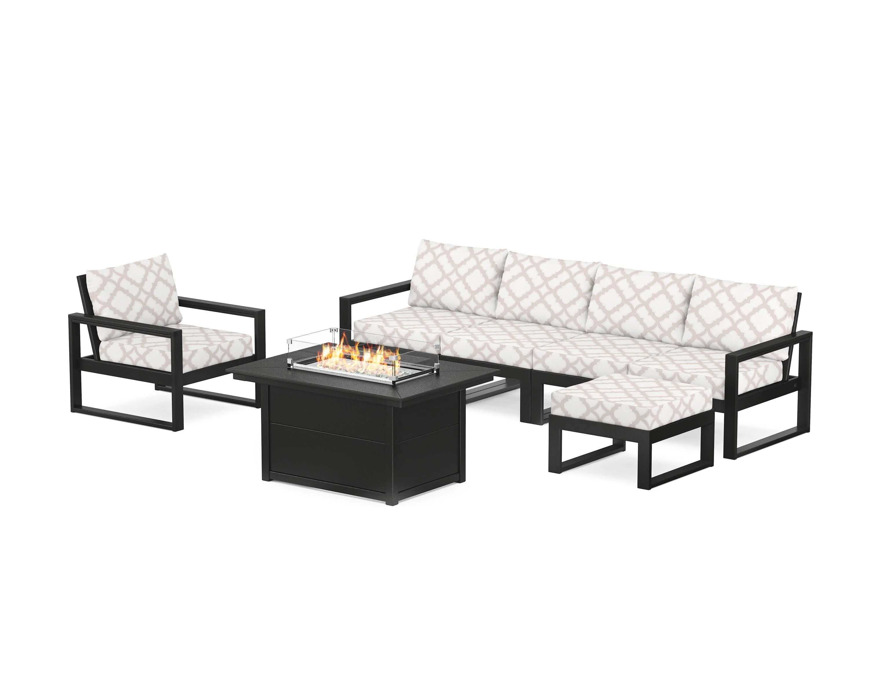 EDGE Sectional Lounge and Fire Pit Set - Image 155