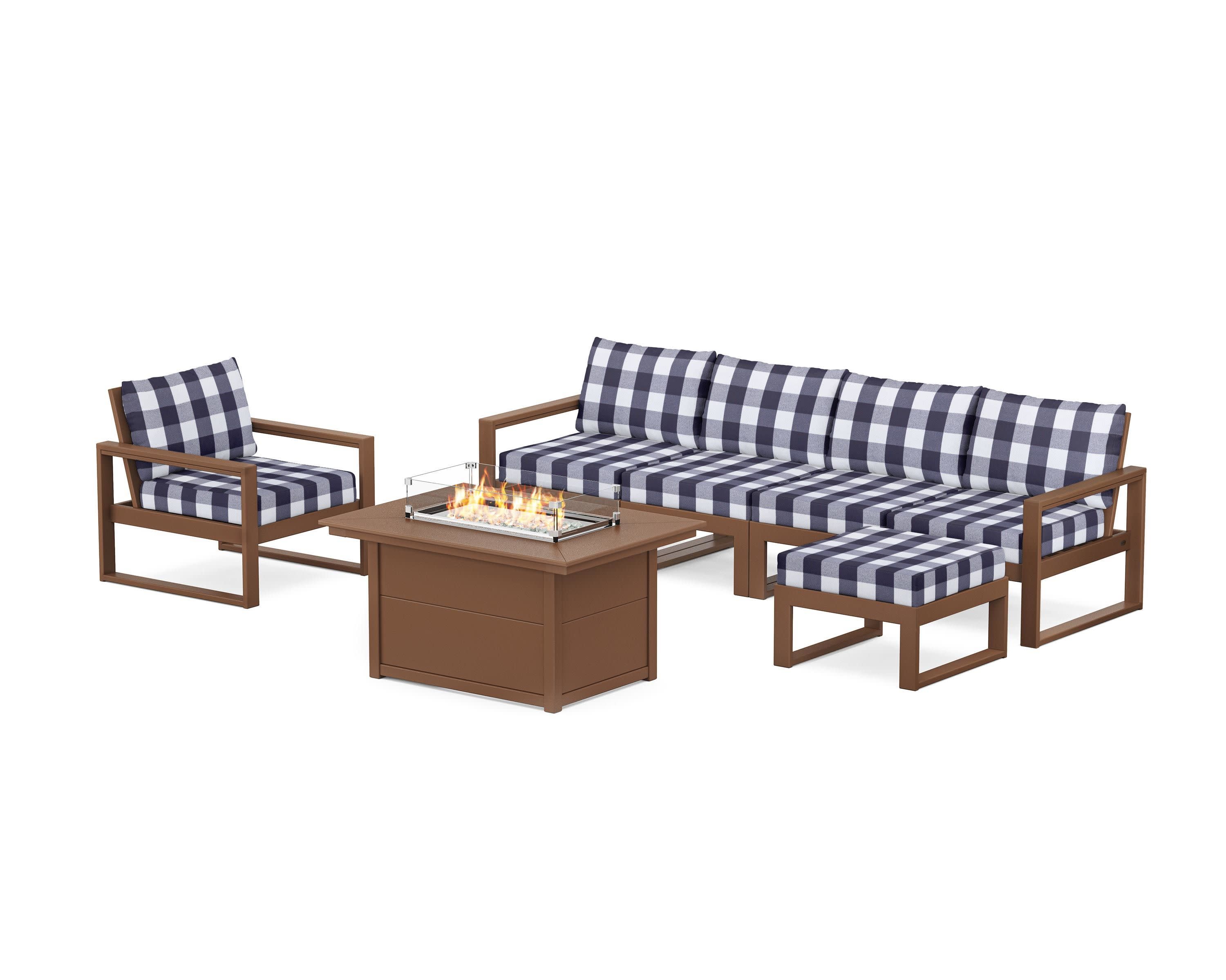 EDGE Sectional Lounge and Fire Pit Set - Image 158