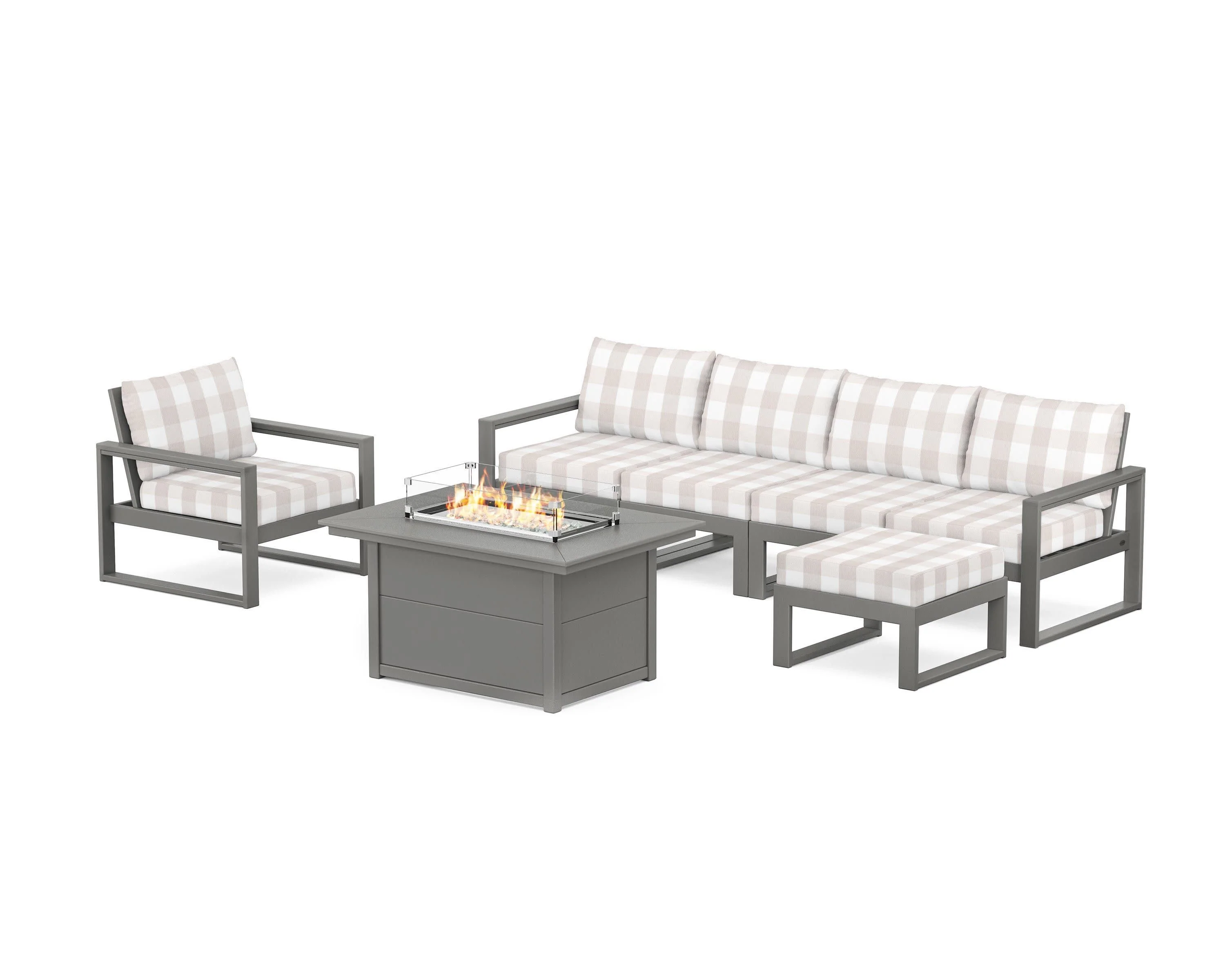 EDGE Sectional Lounge and Fire Pit Set - Image 167