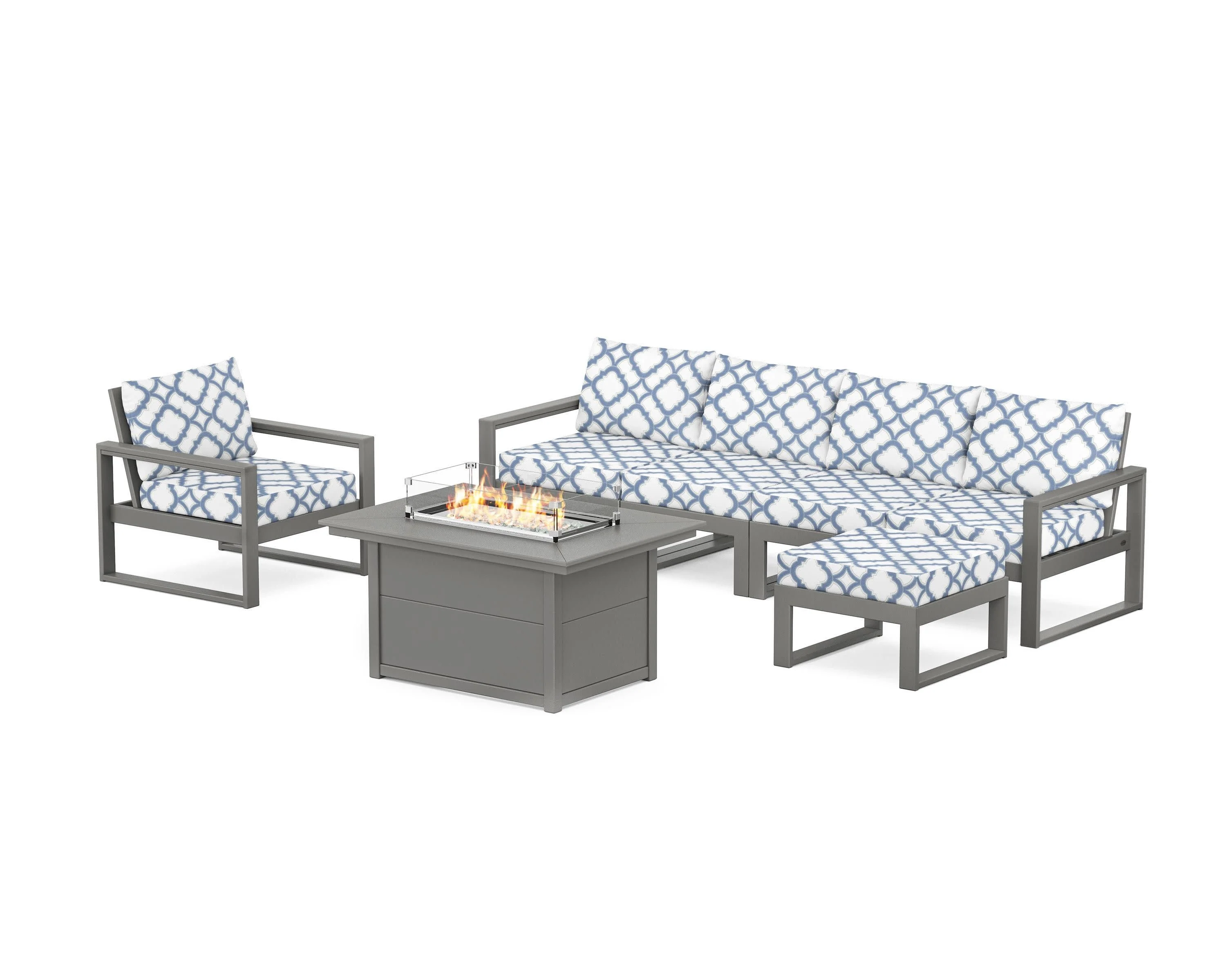 EDGE Sectional Lounge and Fire Pit Set - Image 177
