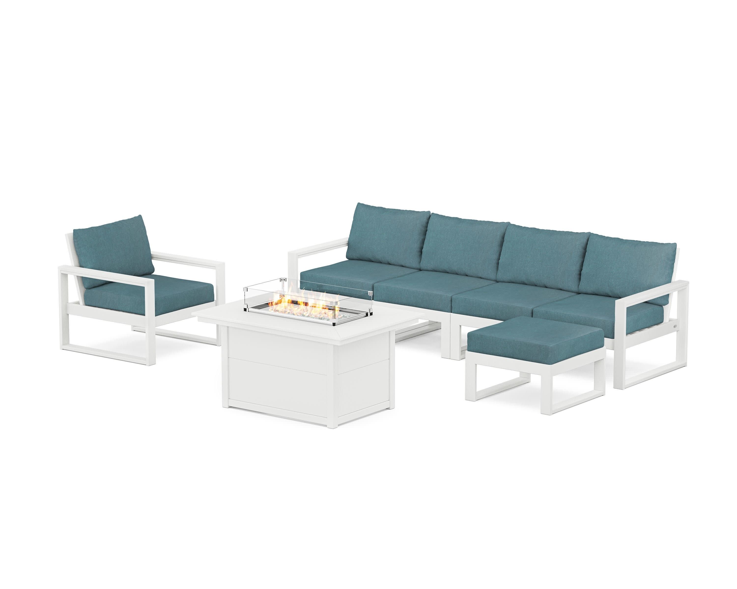 EDGE Sectional Lounge and Fire Pit Set - Image 195