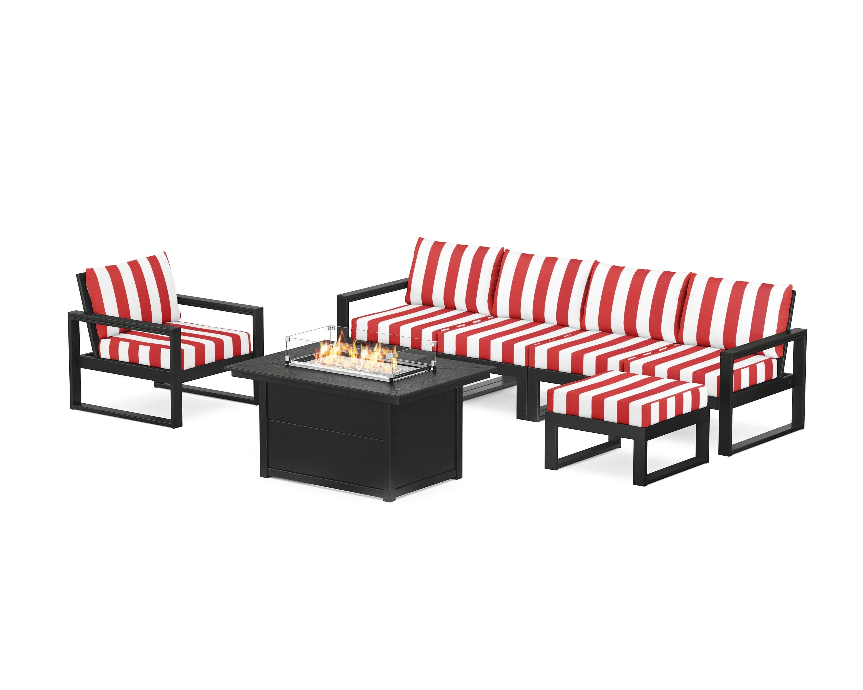 EDGE Sectional Lounge and Fire Pit Set - Image 4