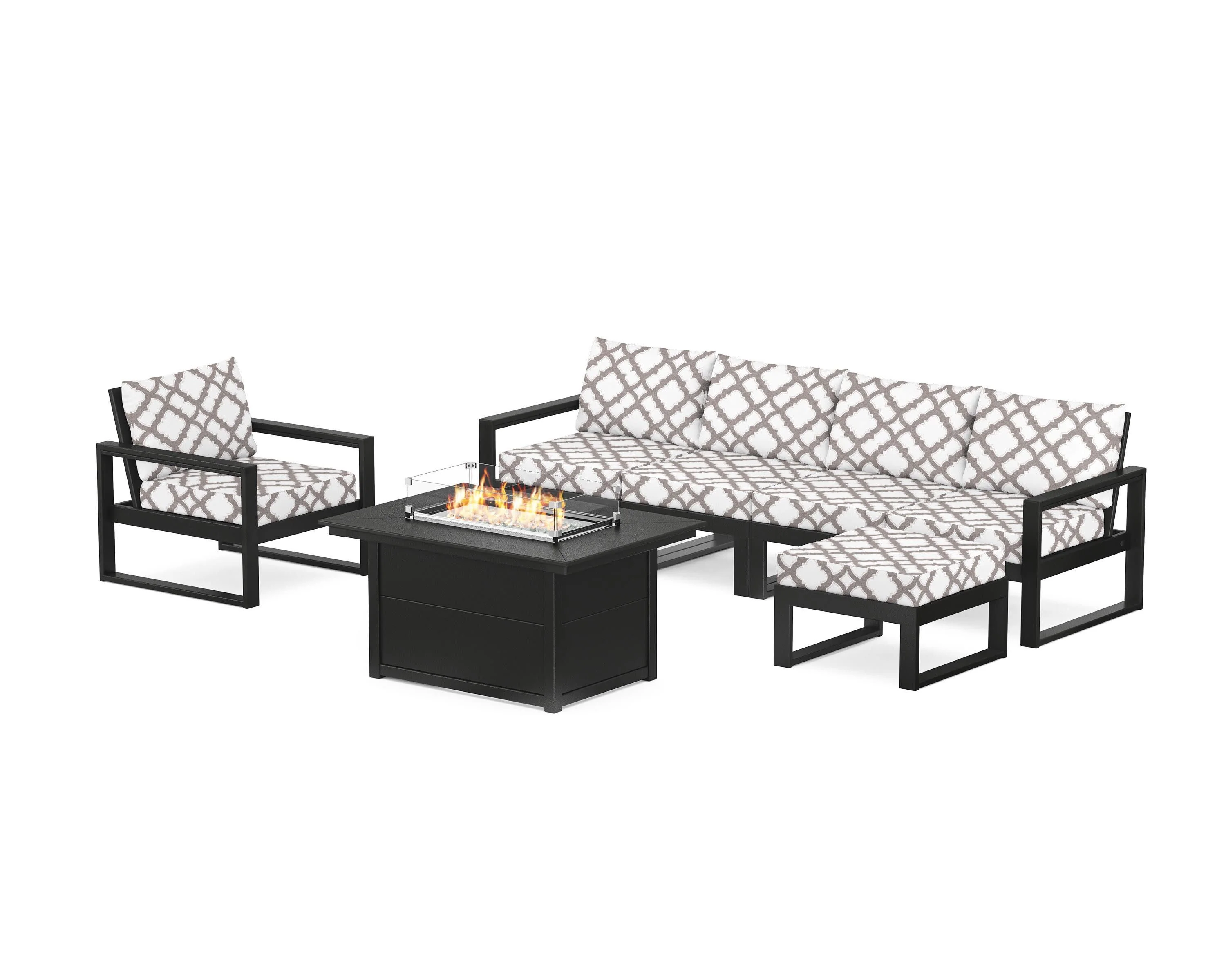 EDGE Sectional Lounge and Fire Pit Set - Image 49