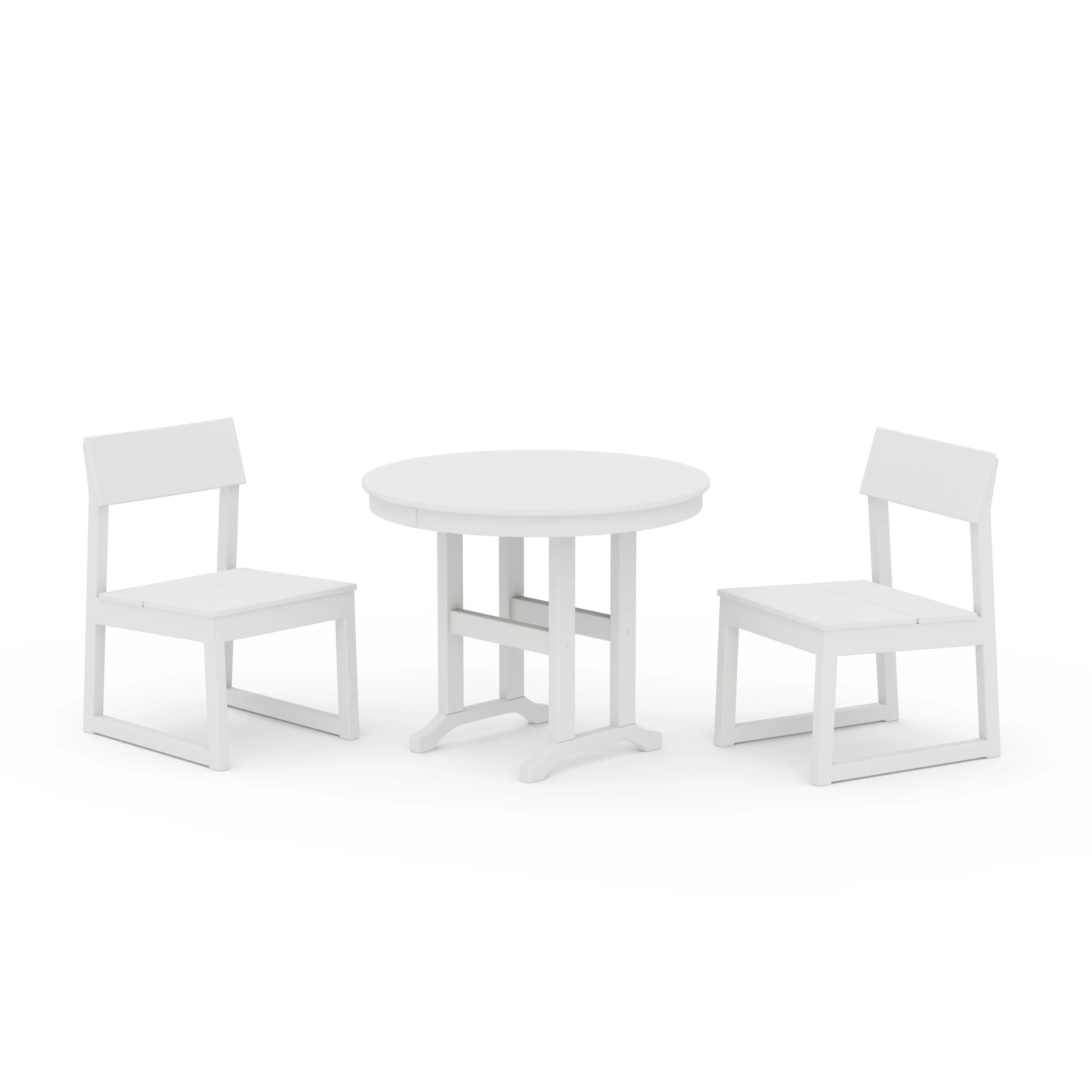 EDGE Side Chair 3-Piece Round Dining Set - Image 9