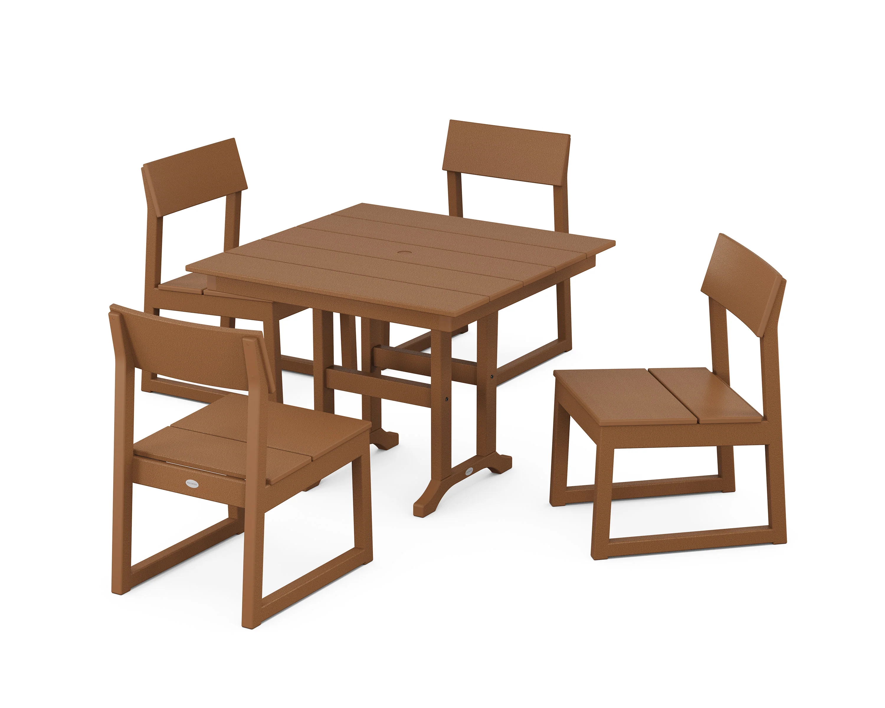 EDGE Side Chair 5-Piece Farmhouse Dining Set - Image 6