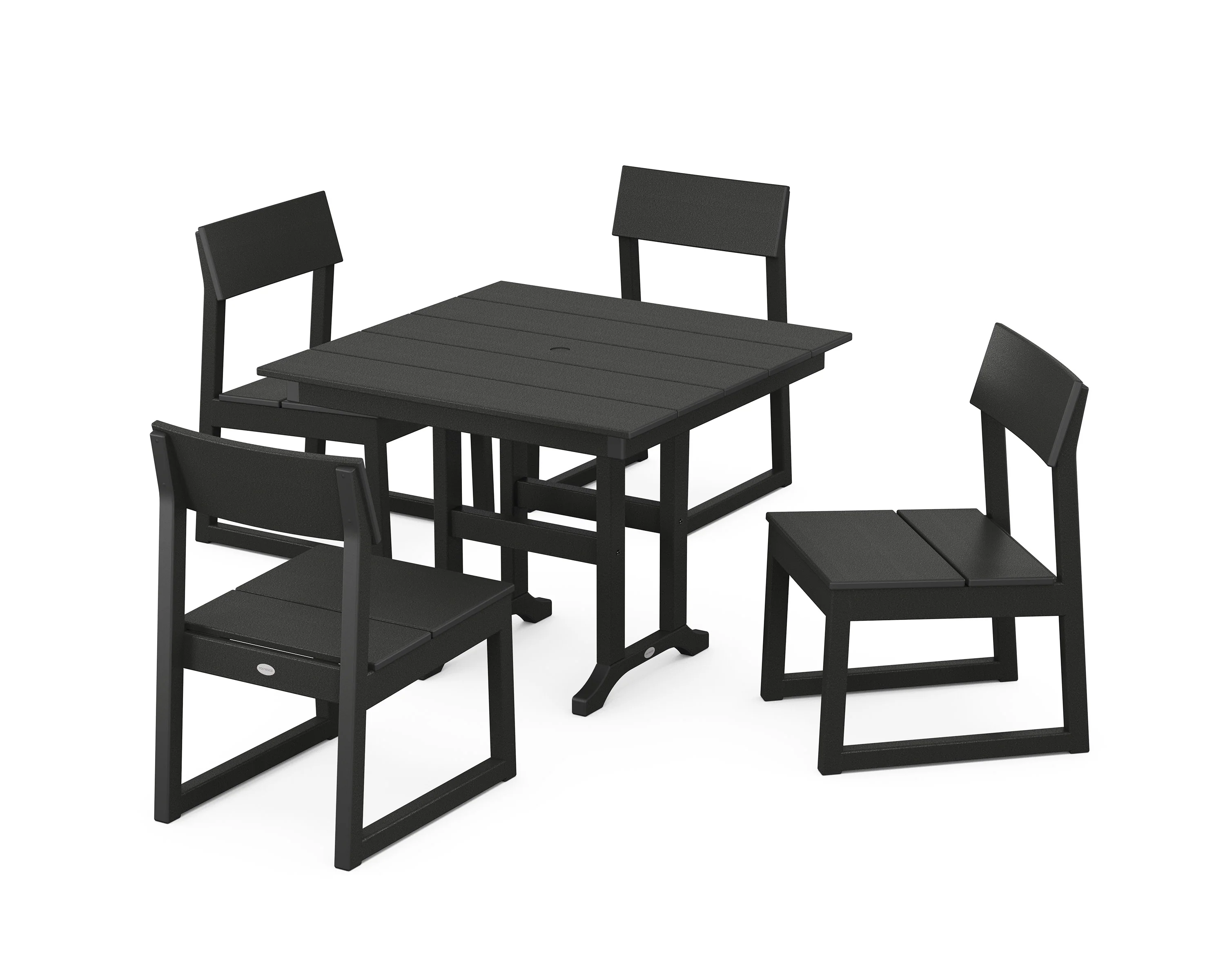 EDGE Side Chair 5-Piece Farmhouse Dining Set - Image 8