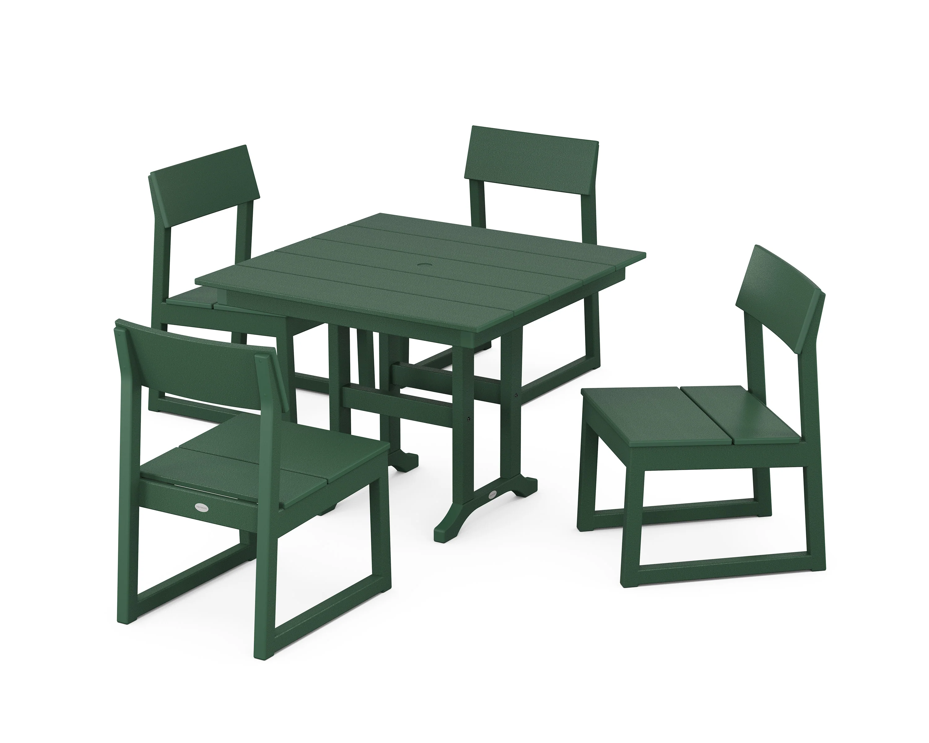 EDGE Side Chair 5-Piece Farmhouse Dining Set - Image 9