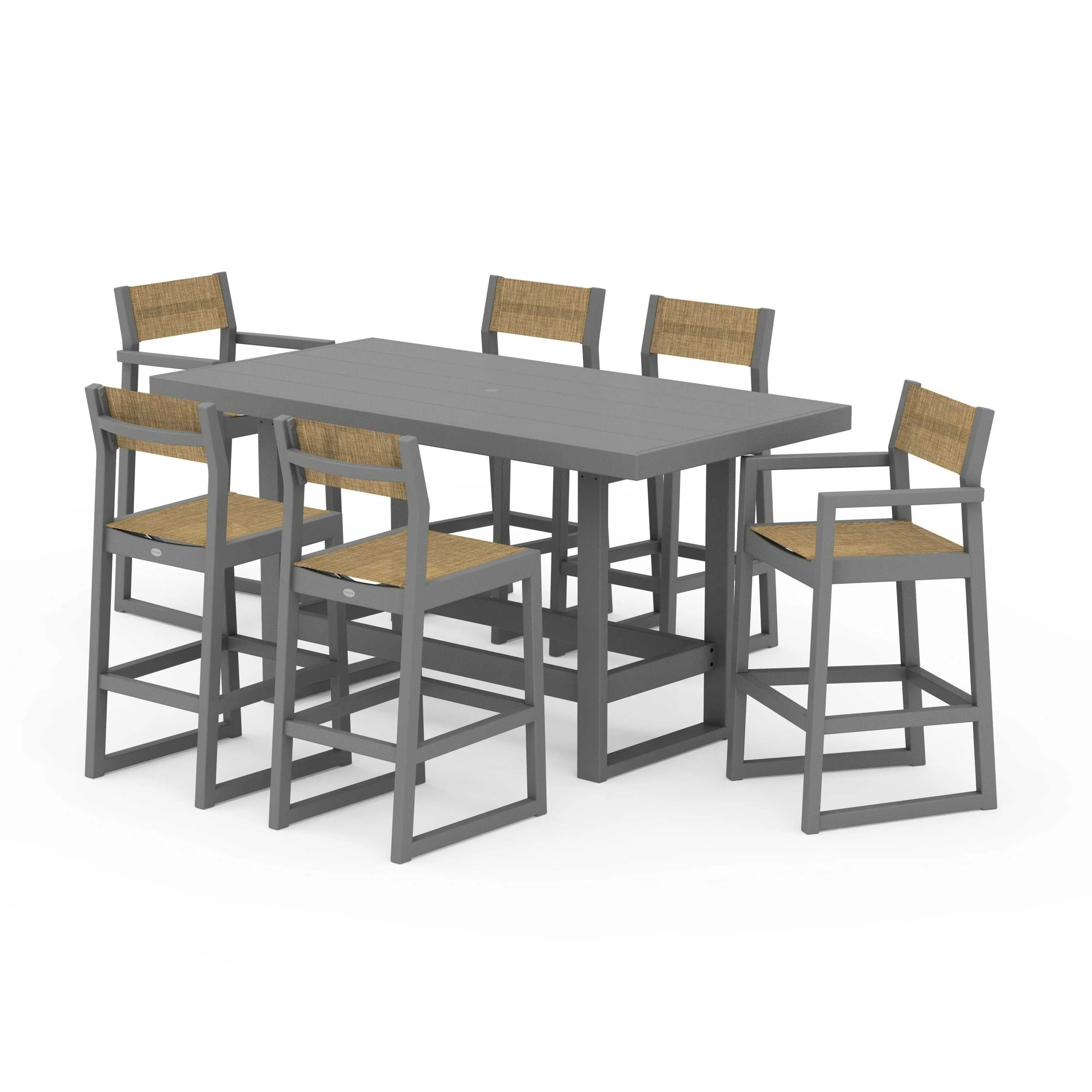 EDGE Sling 7-Piece Bar Table Set - Image 102