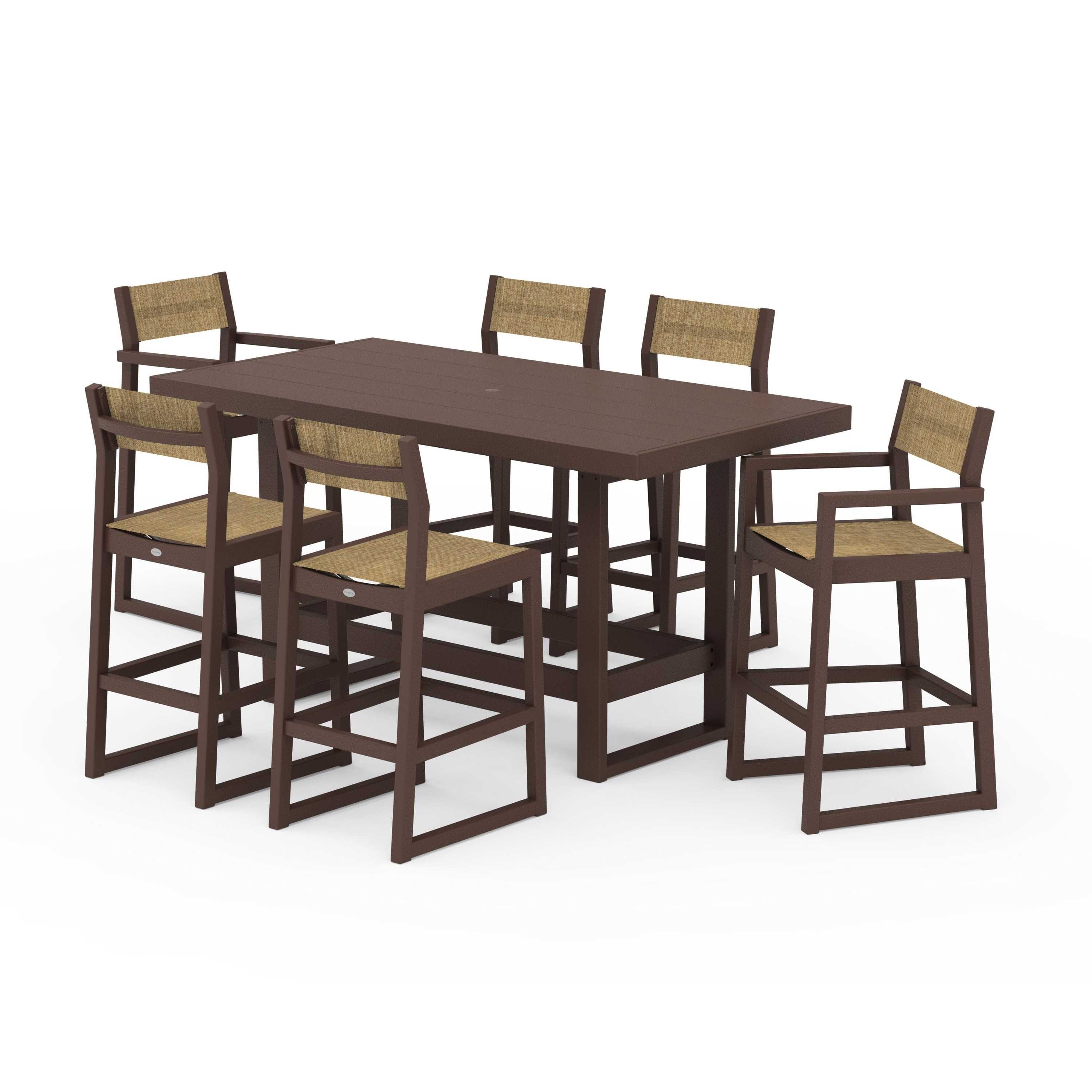 EDGE Sling 7-Piece Bar Table Set - Image 109