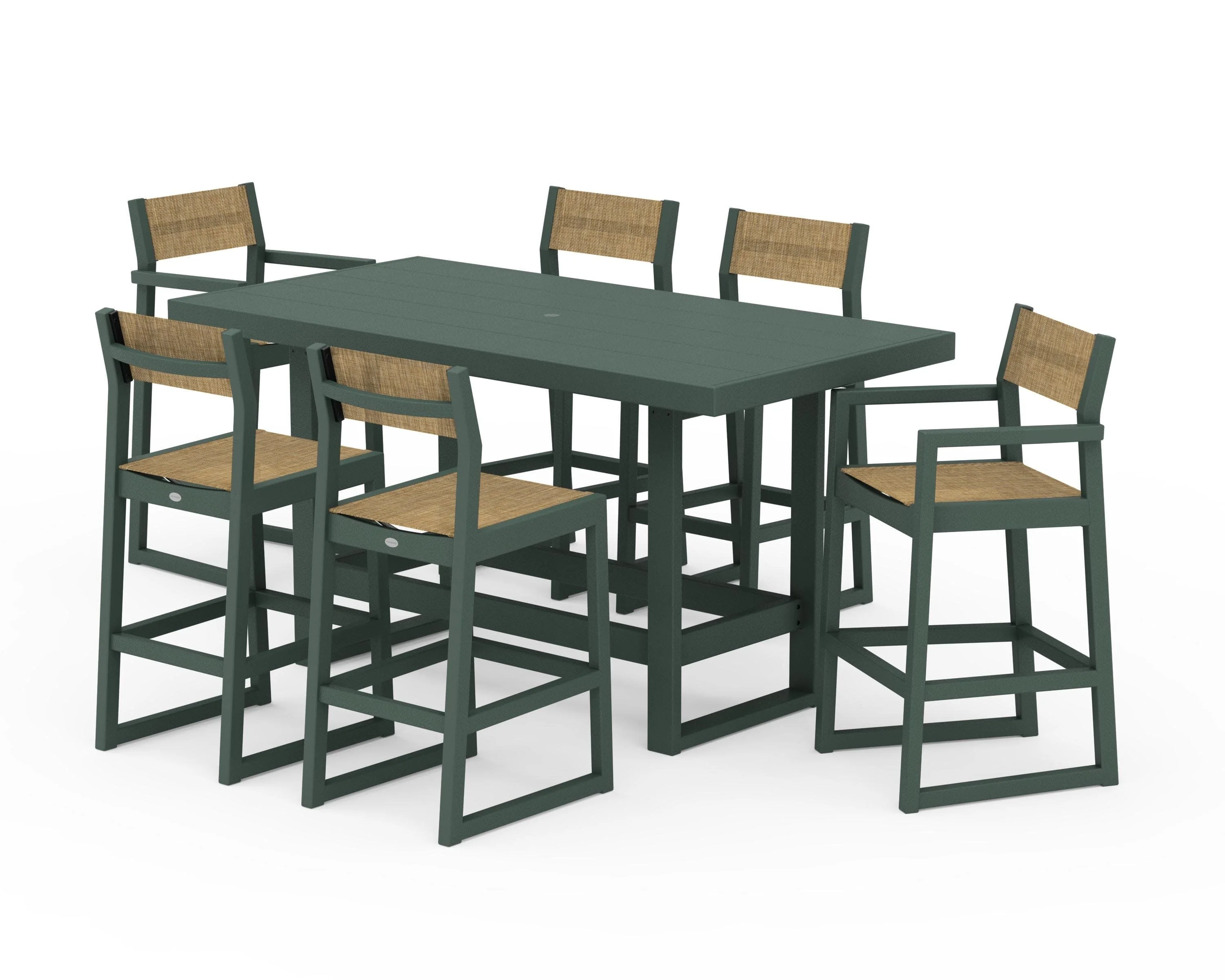 EDGE Sling 7-Piece Bar Table Set - Image 17
