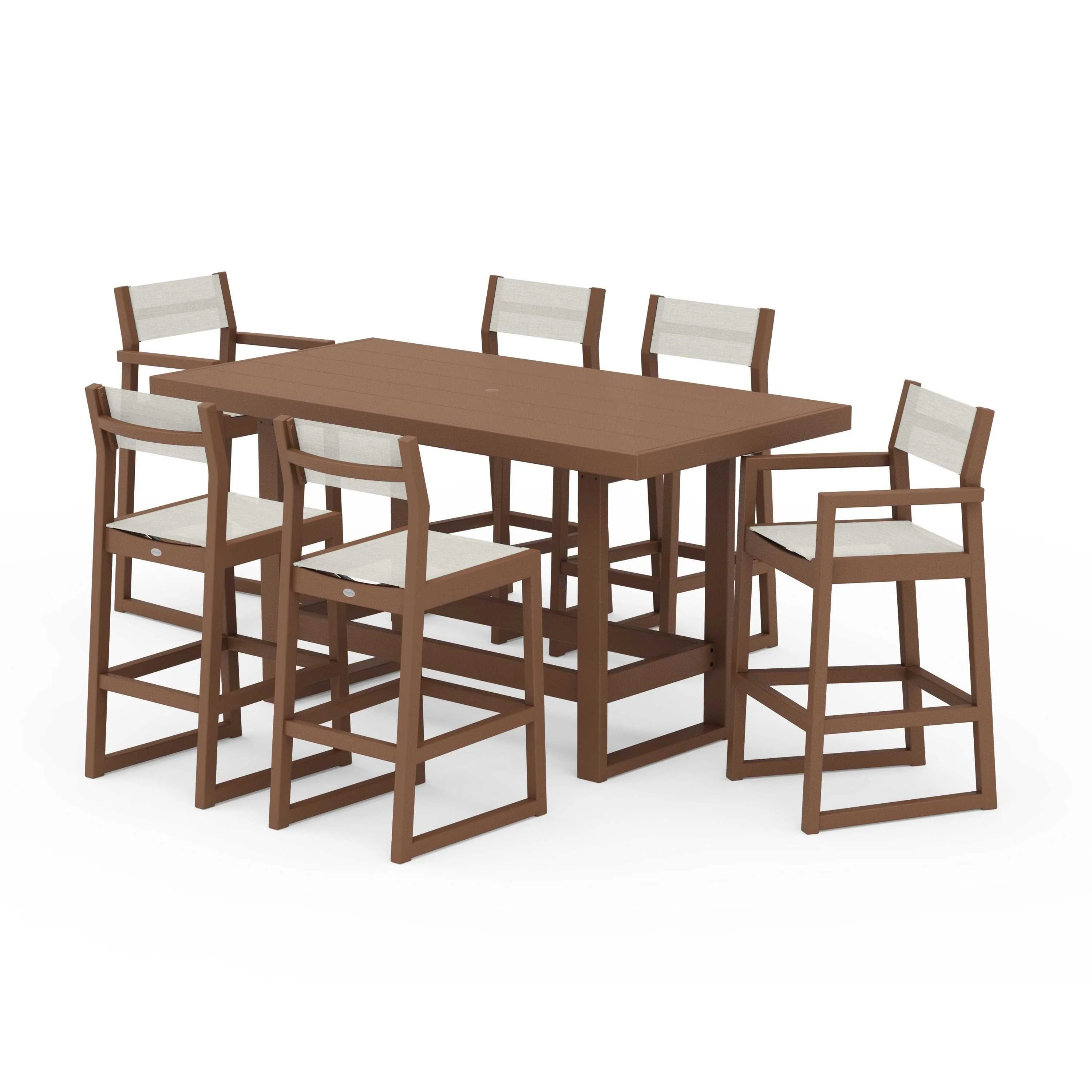 EDGE Sling 7-Piece Bar Table Set - Image 50