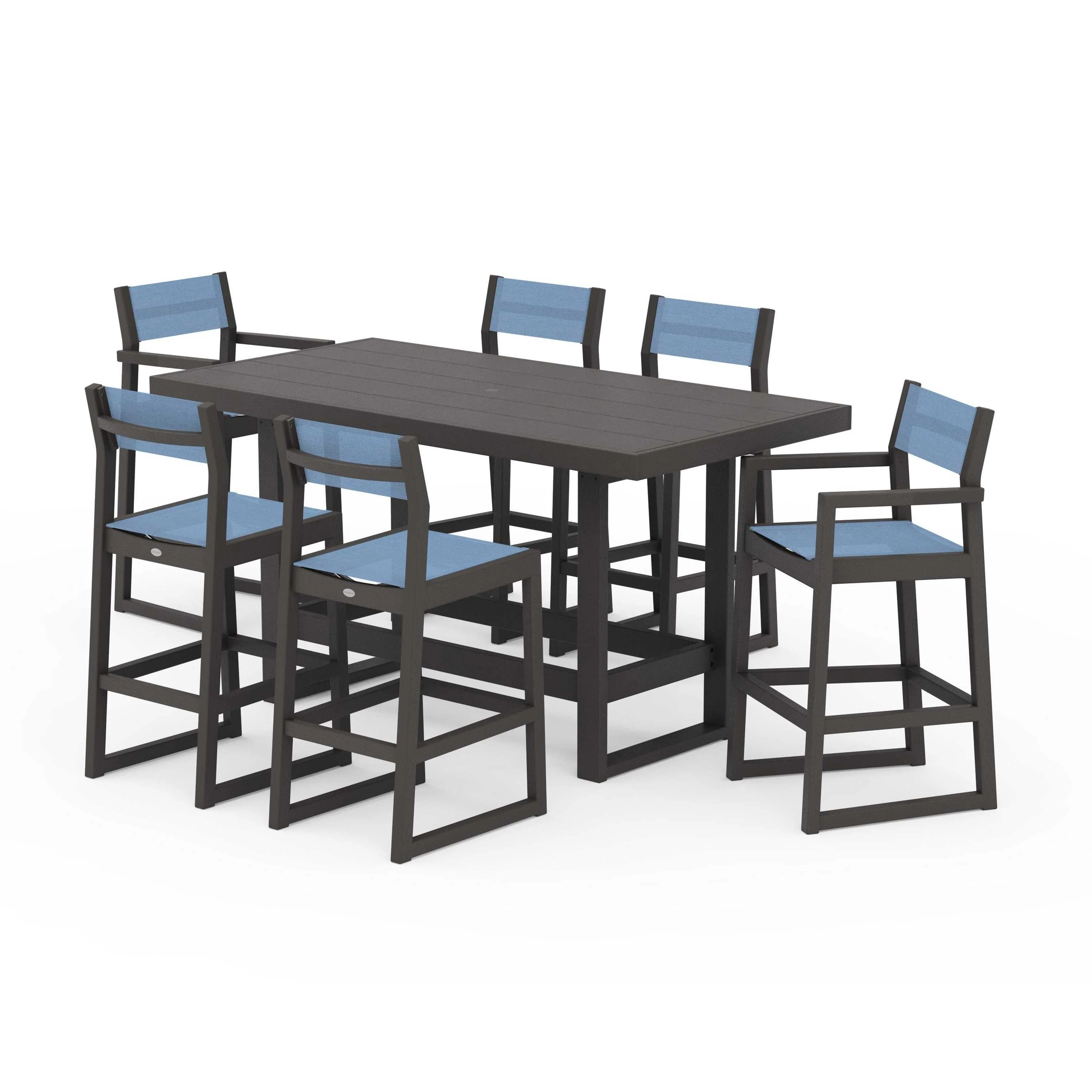 EDGE Sling 7-Piece Bar Table Set - Image 51