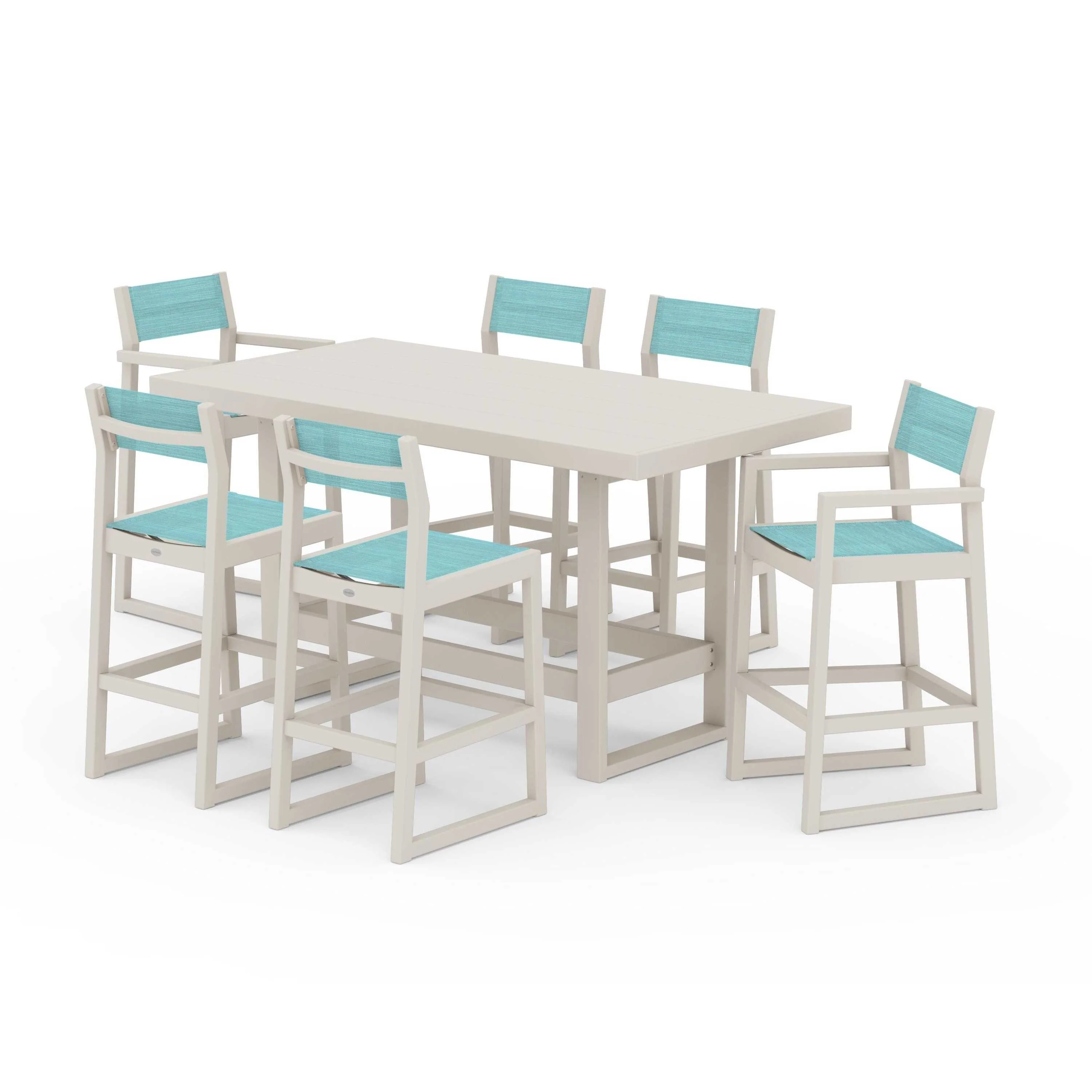 EDGE Sling 7-Piece Bar Table Set - Image 71