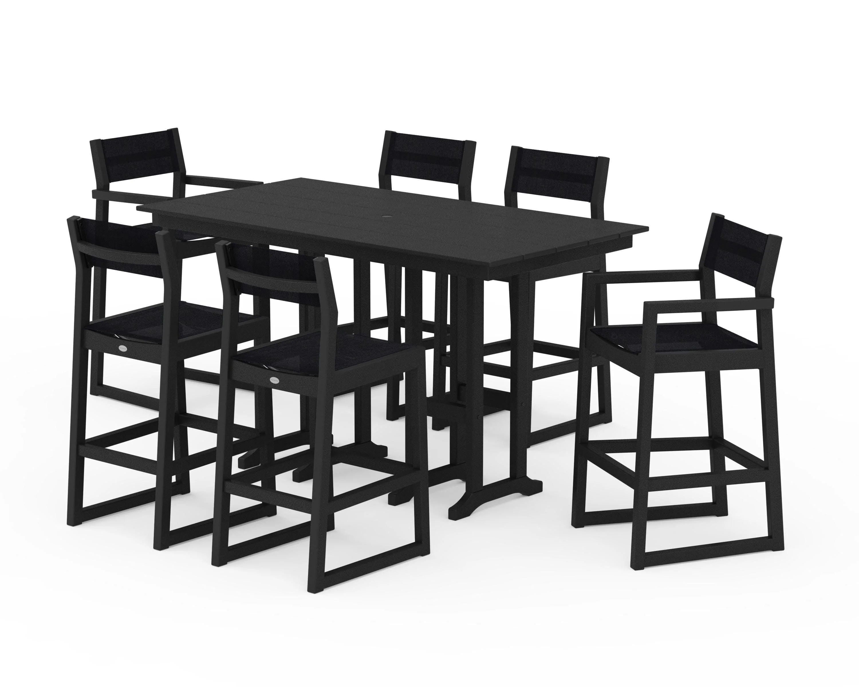 EDGE Sling 7-Piece Farmhouse Bar Set - Image 10