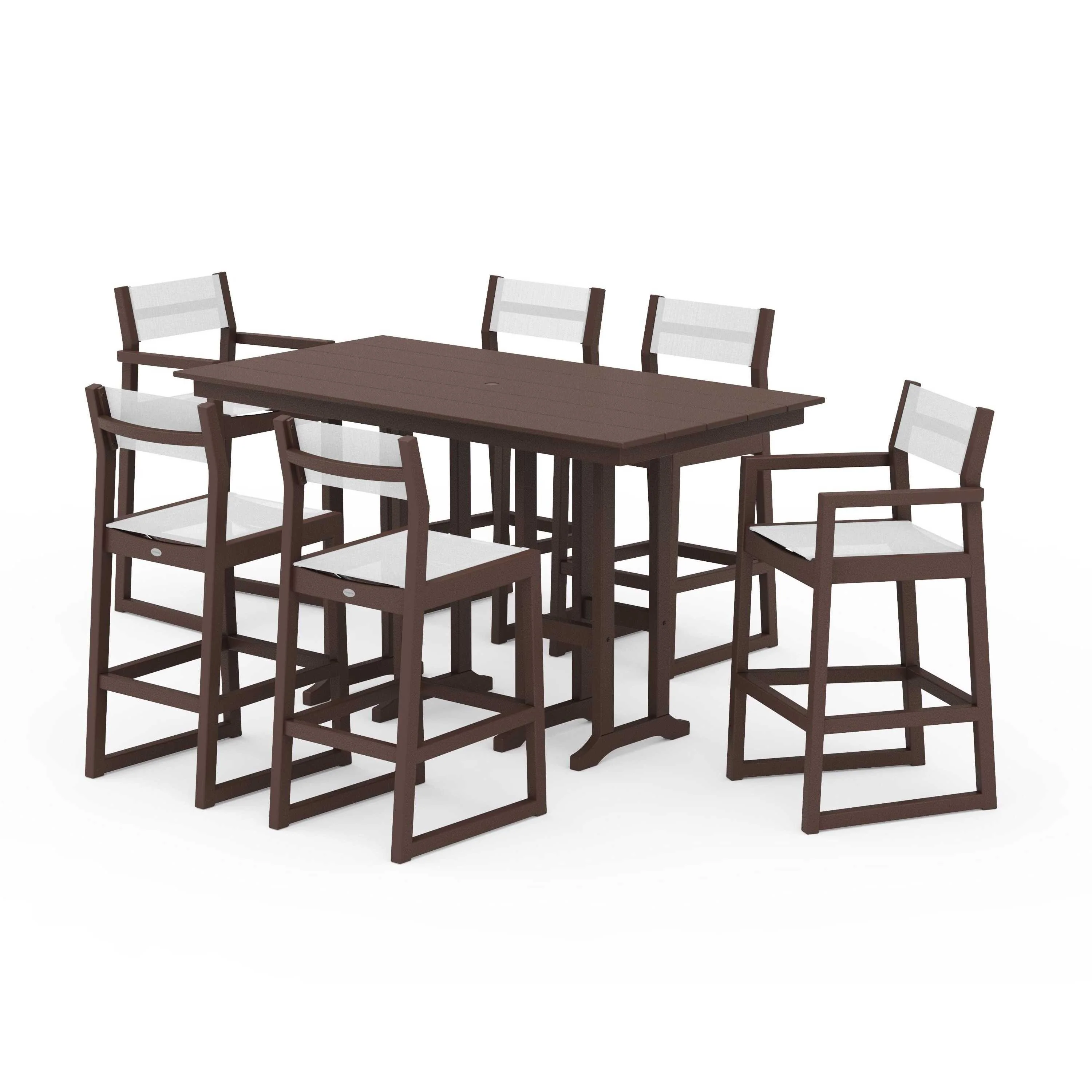 EDGE Sling 7-Piece Farmhouse Bar Set - Image 100