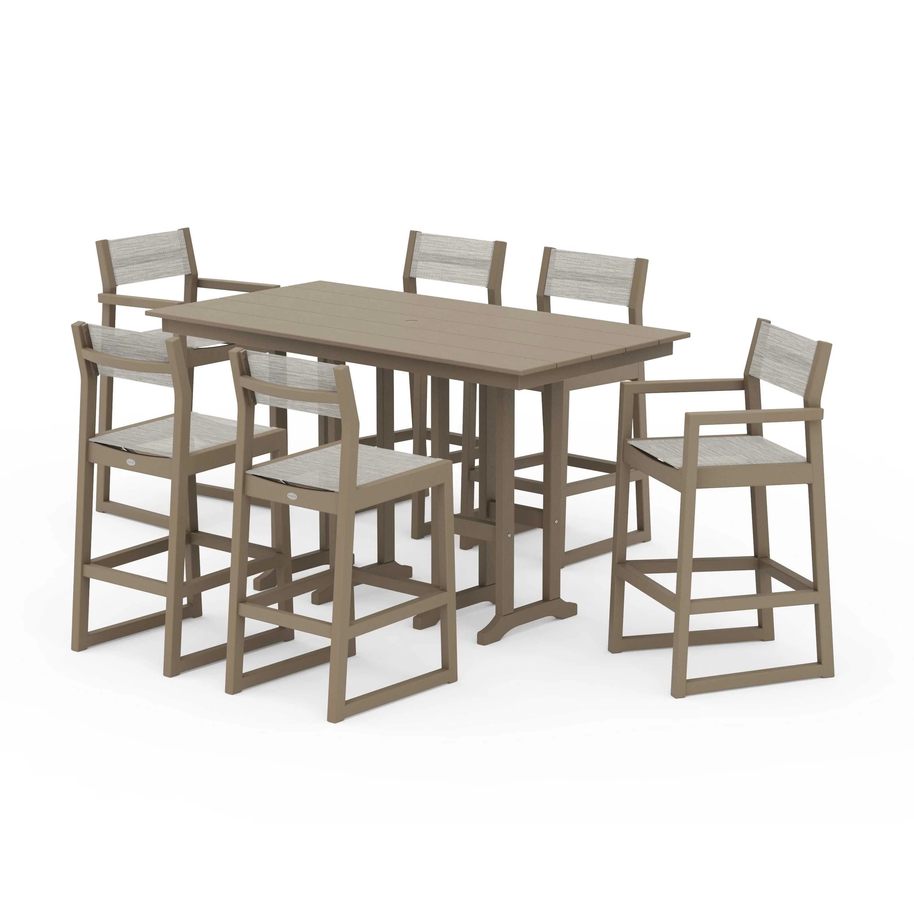 EDGE Sling 7-Piece Farmhouse Bar Set - Image 101
