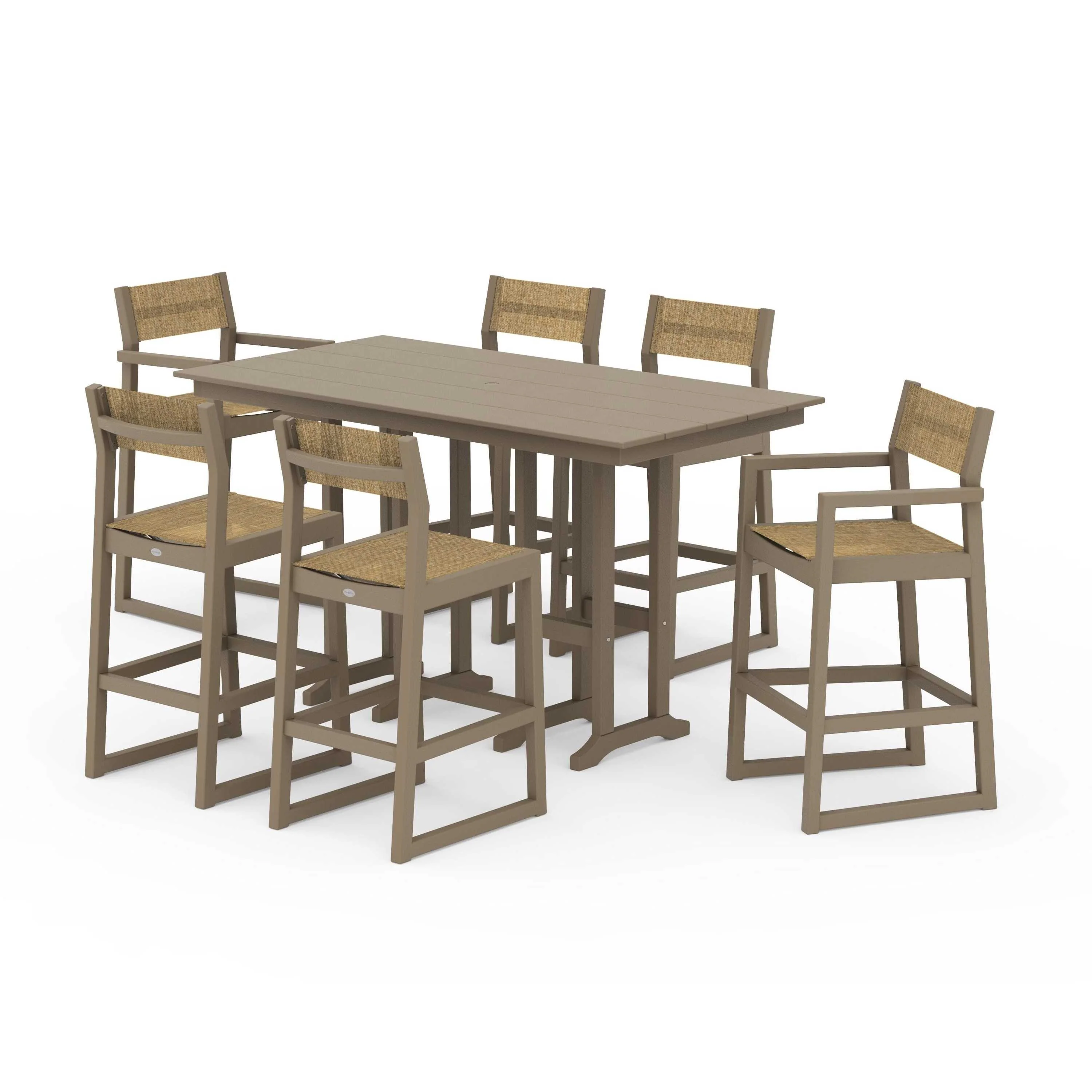 EDGE Sling 7-Piece Farmhouse Bar Set - Image 102