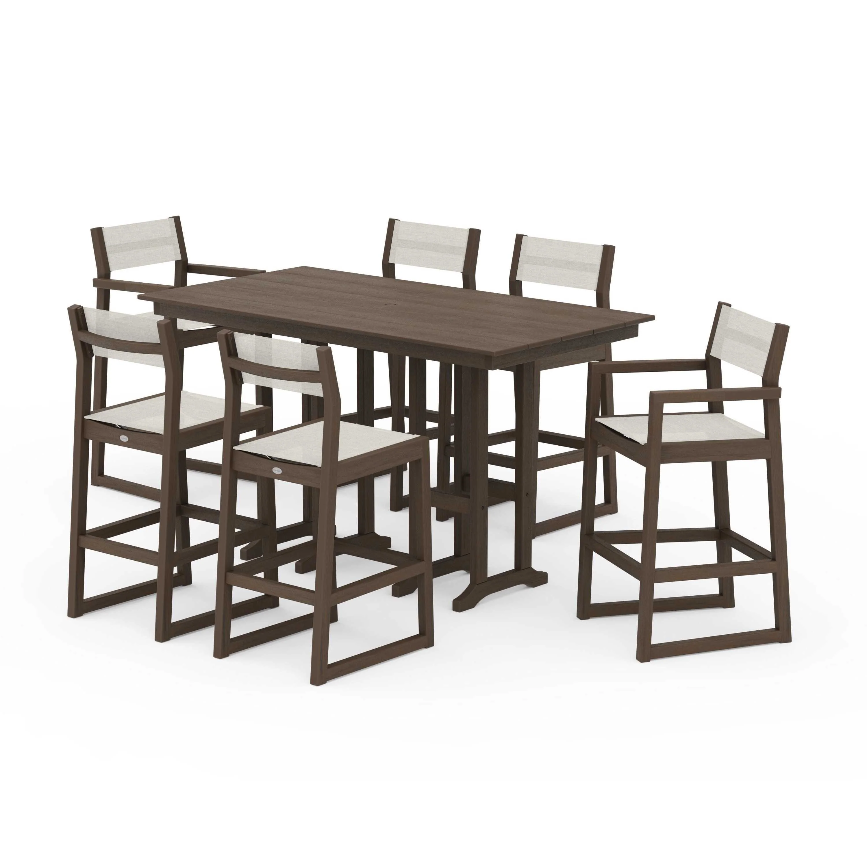 EDGE Sling 7-Piece Farmhouse Bar Set - Image 104