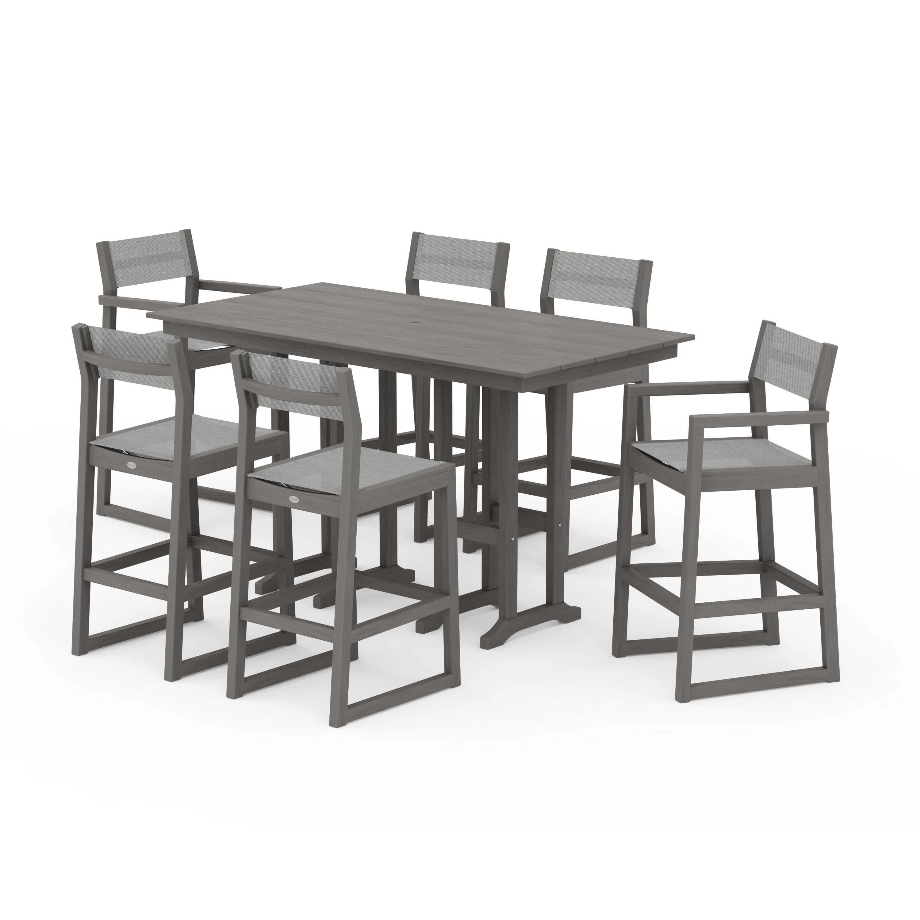 EDGE Sling 7-Piece Farmhouse Bar Set - Image 105