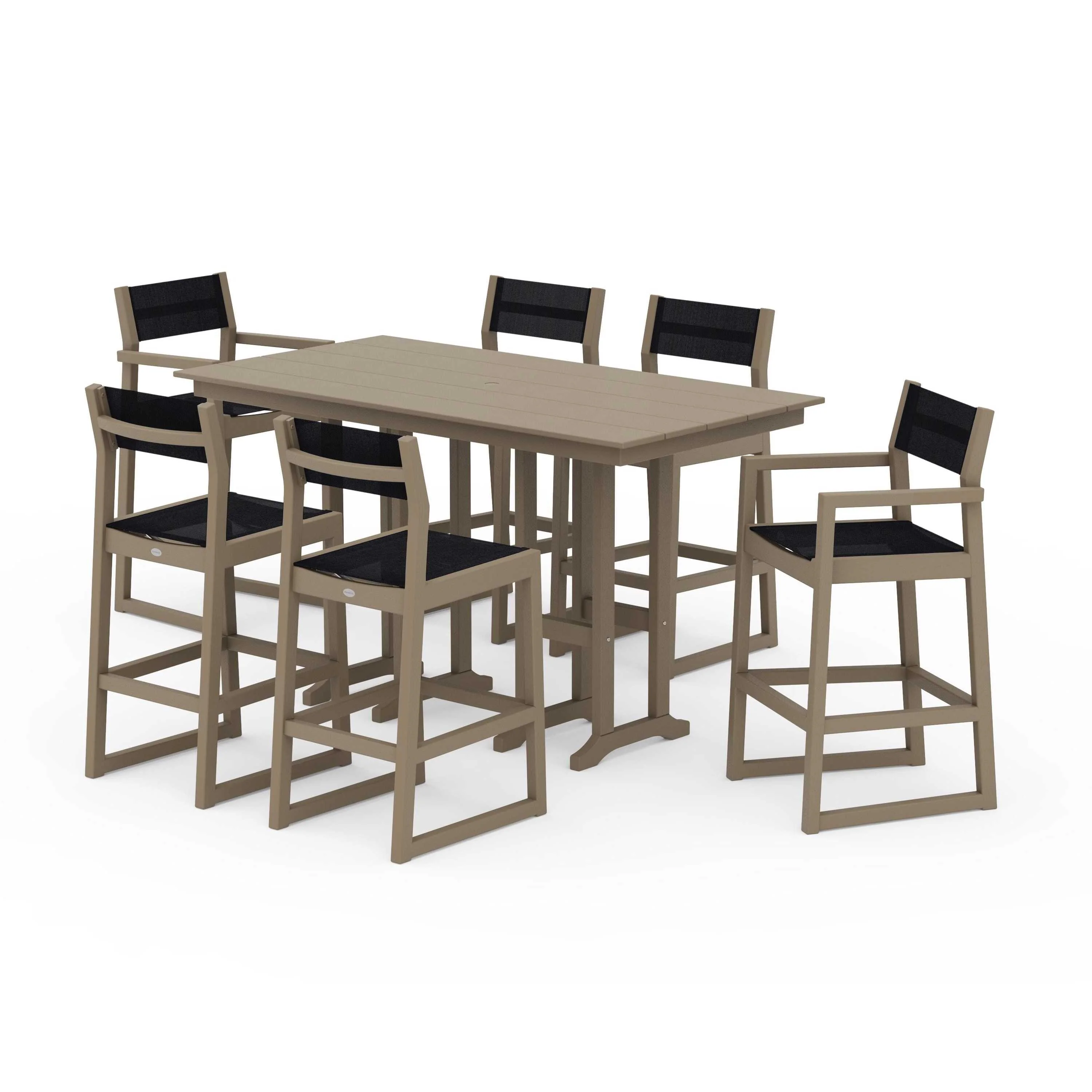 EDGE Sling 7-Piece Farmhouse Bar Set - Image 108