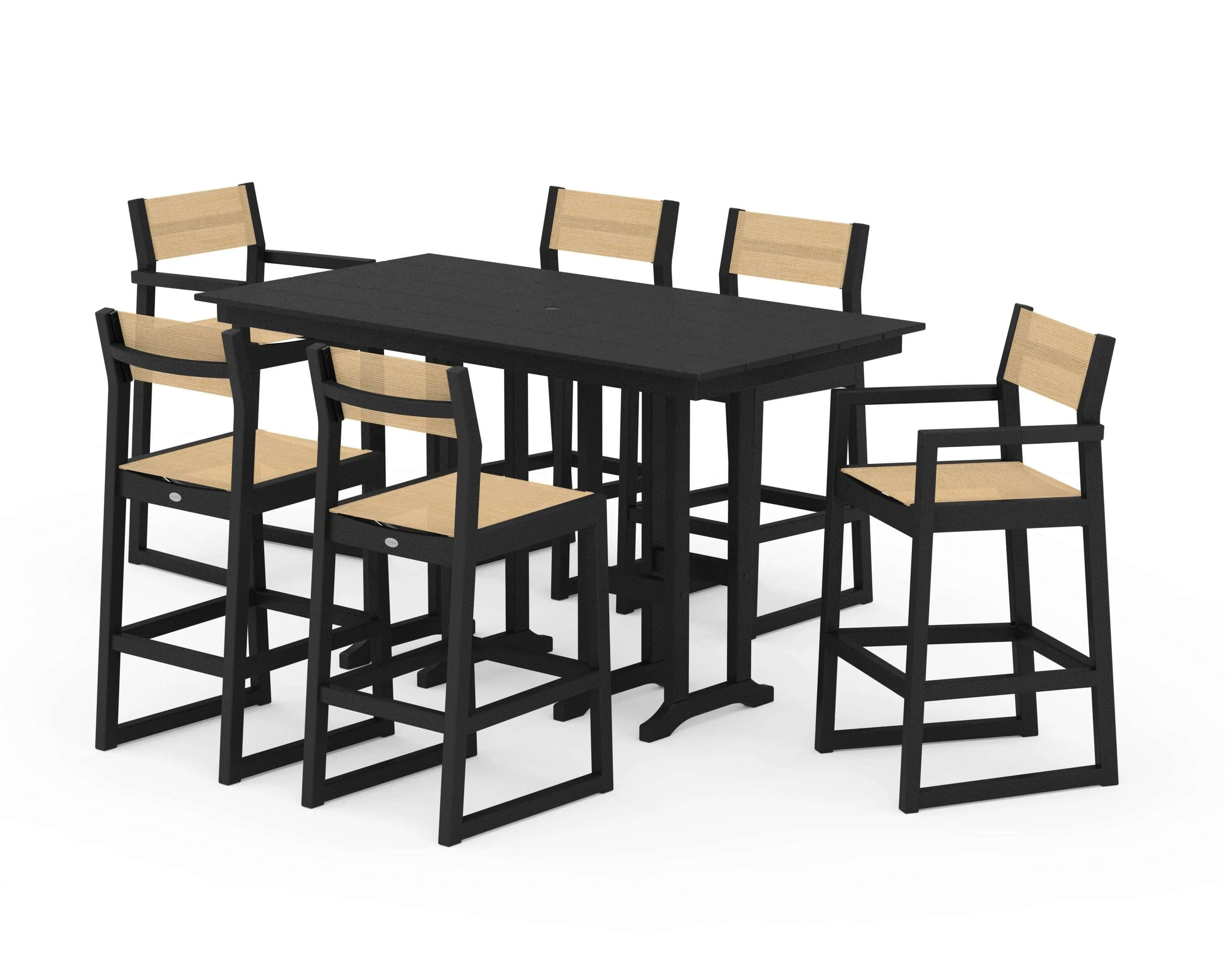 EDGE Sling 7-Piece Farmhouse Bar Set - Image 11
