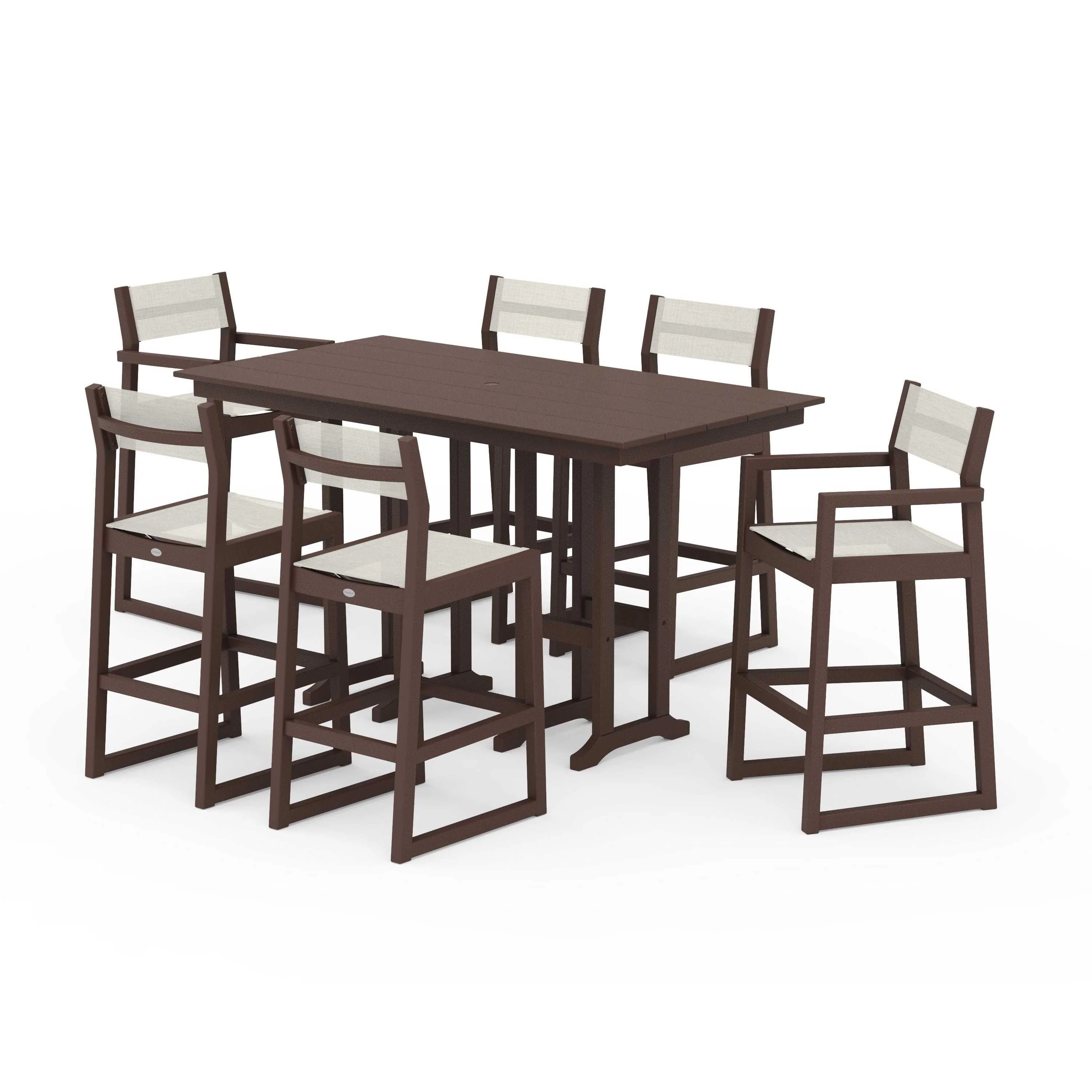 EDGE Sling 7-Piece Farmhouse Bar Set - Image 112