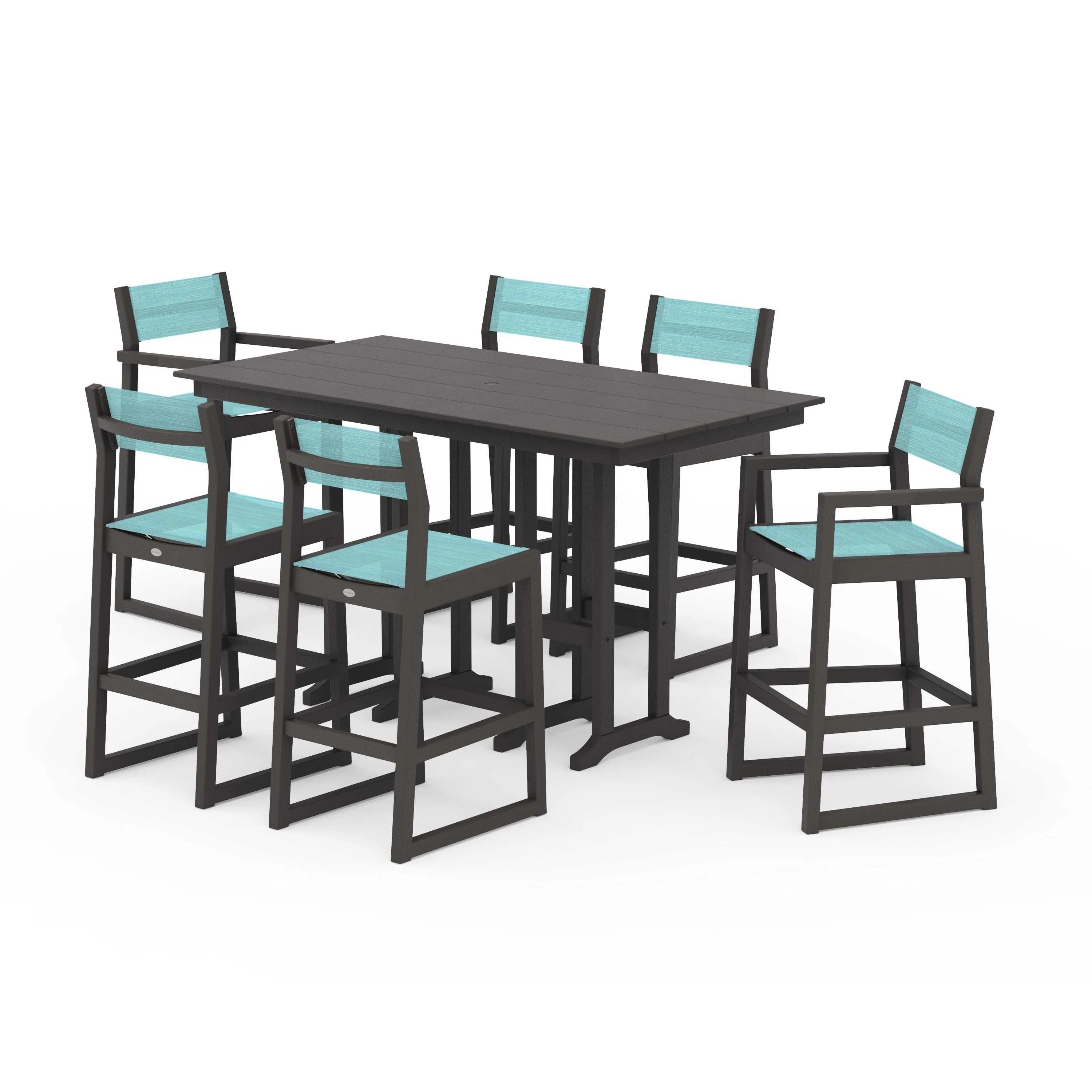 EDGE Sling 7-Piece Farmhouse Bar Set - Image 113