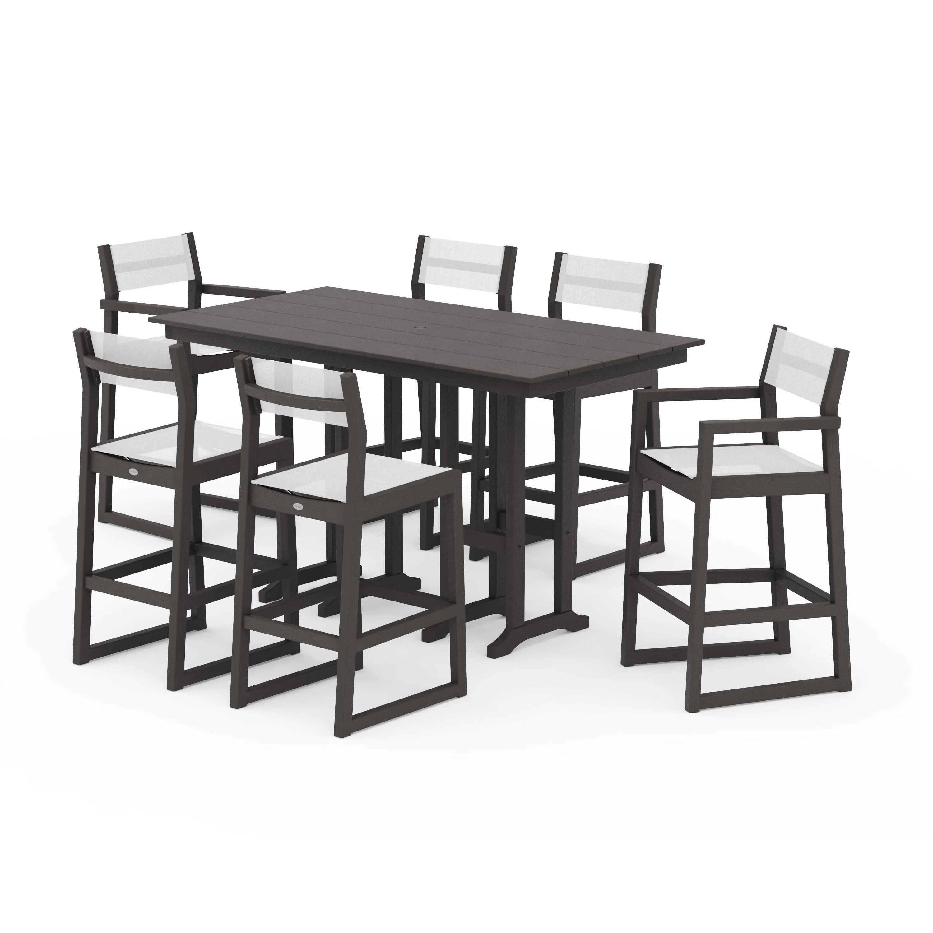 EDGE Sling 7-Piece Farmhouse Bar Set - Image 114