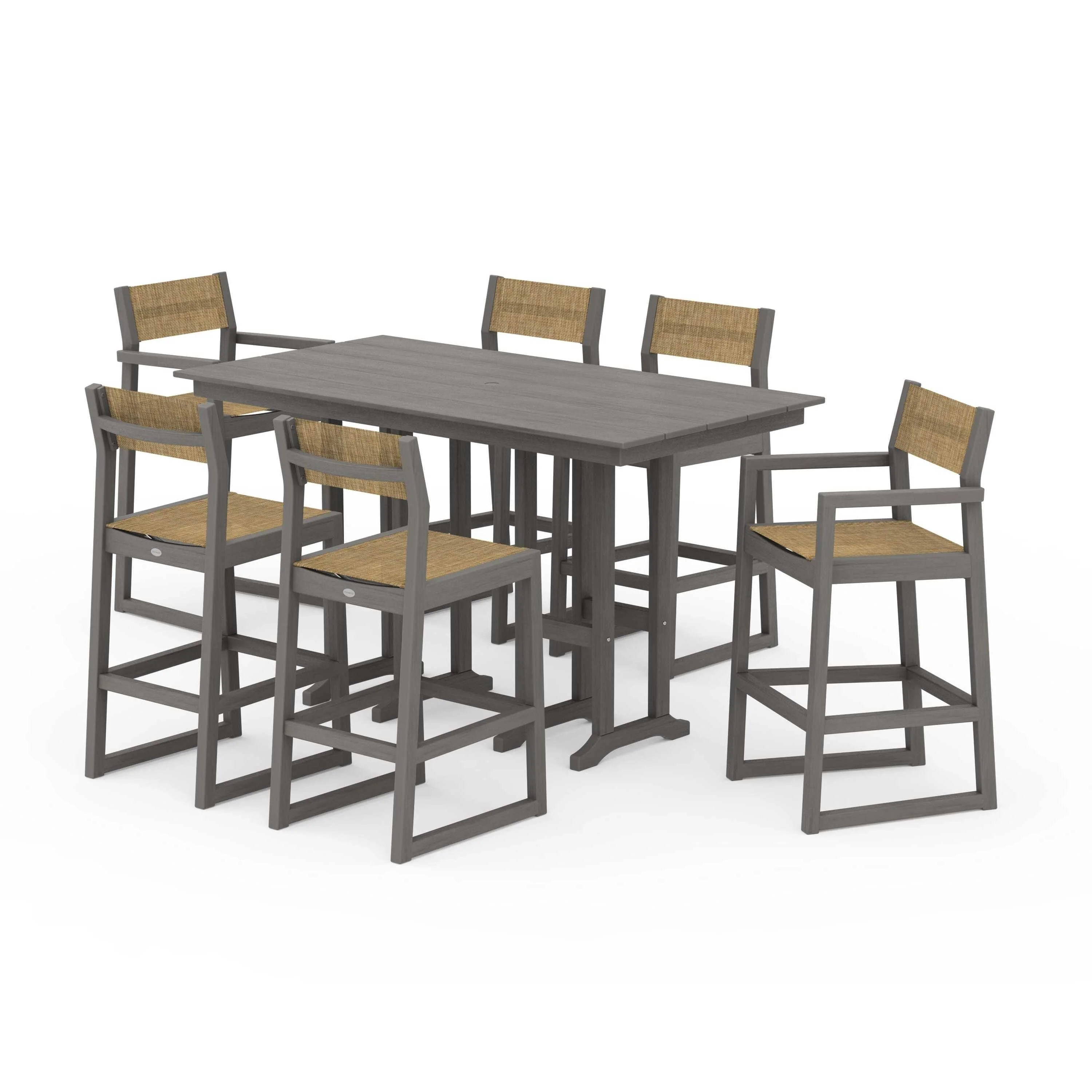 EDGE Sling 7-Piece Farmhouse Bar Set - Image 115