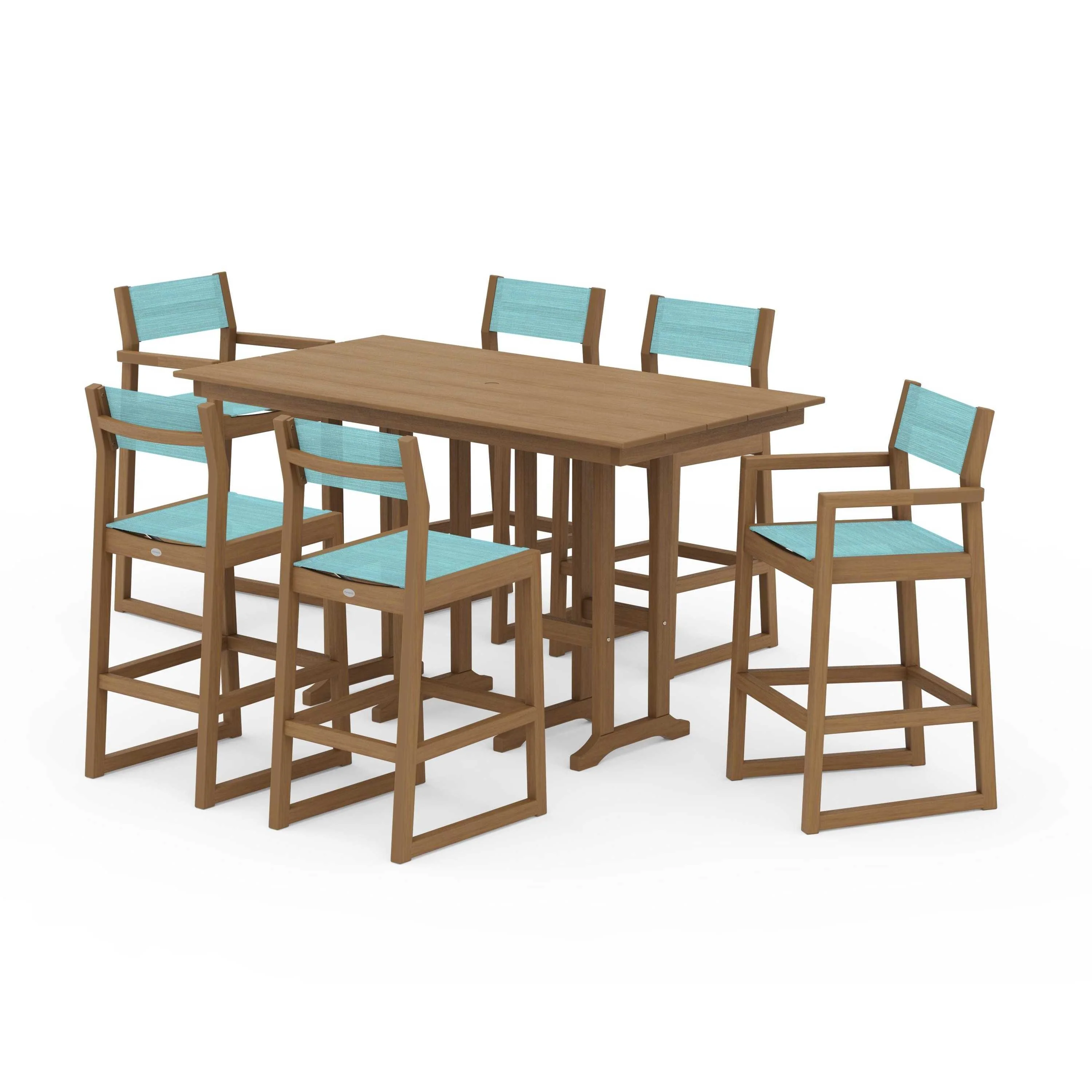 EDGE Sling 7-Piece Farmhouse Bar Set - Image 116