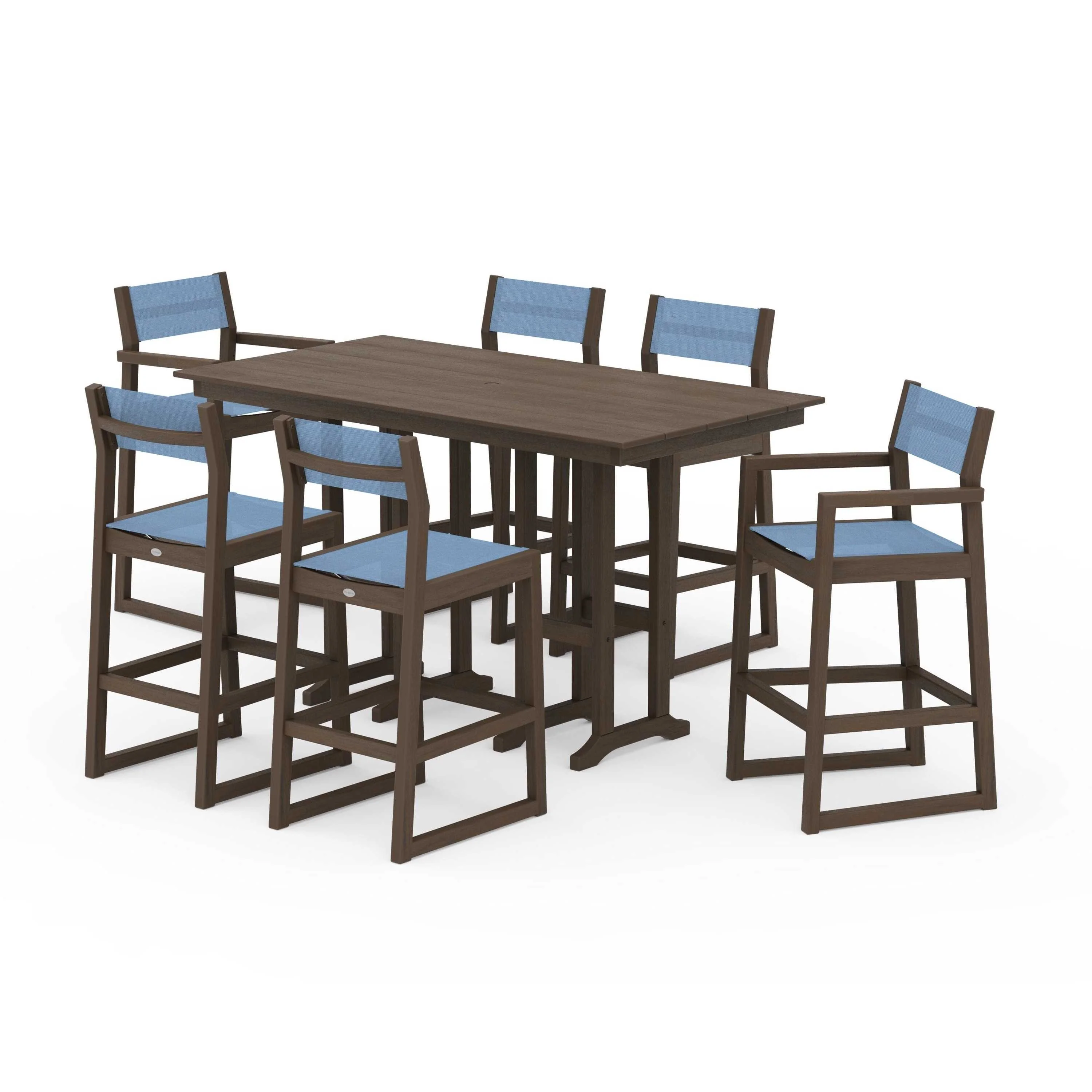 EDGE Sling 7-Piece Farmhouse Bar Set - Image 119