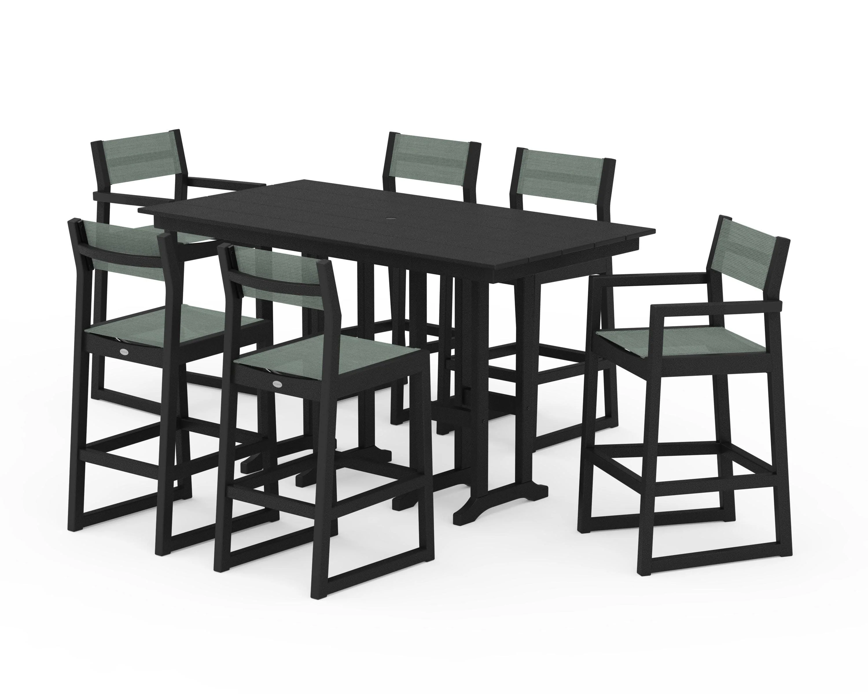 EDGE Sling 7-Piece Farmhouse Bar Set - Image 12