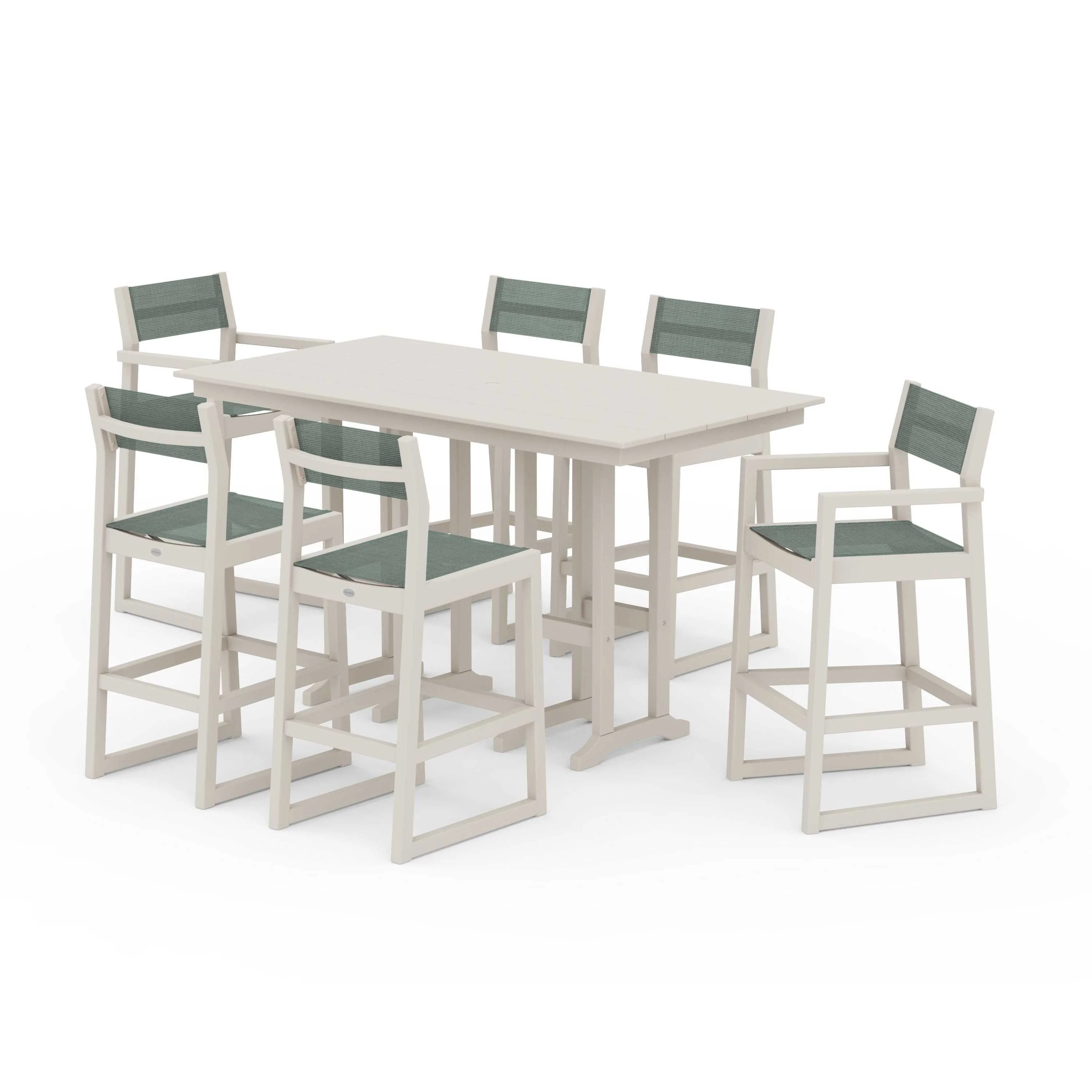 EDGE Sling 7-Piece Farmhouse Bar Set - Image 120
