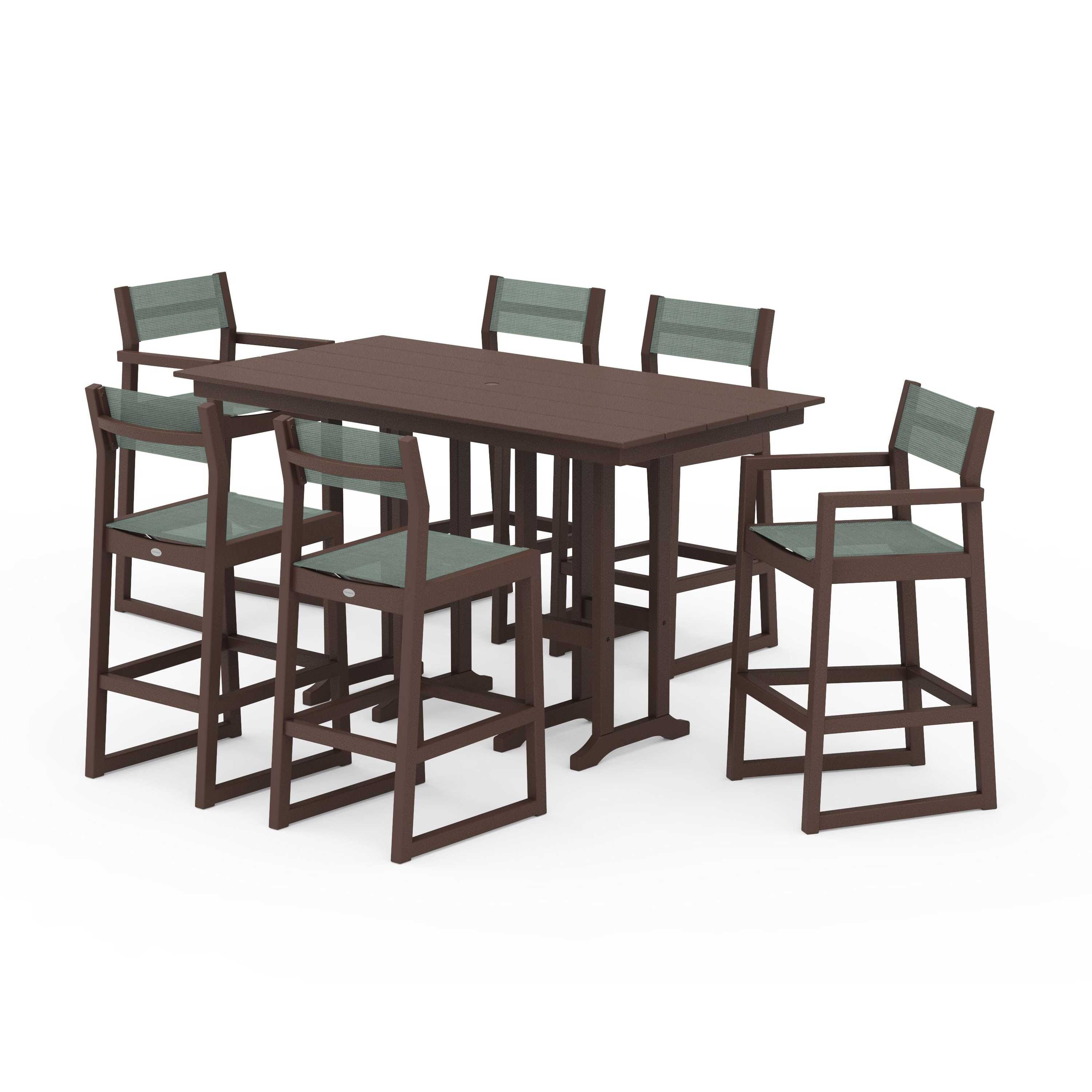 EDGE Sling 7-Piece Farmhouse Bar Set - Image 121