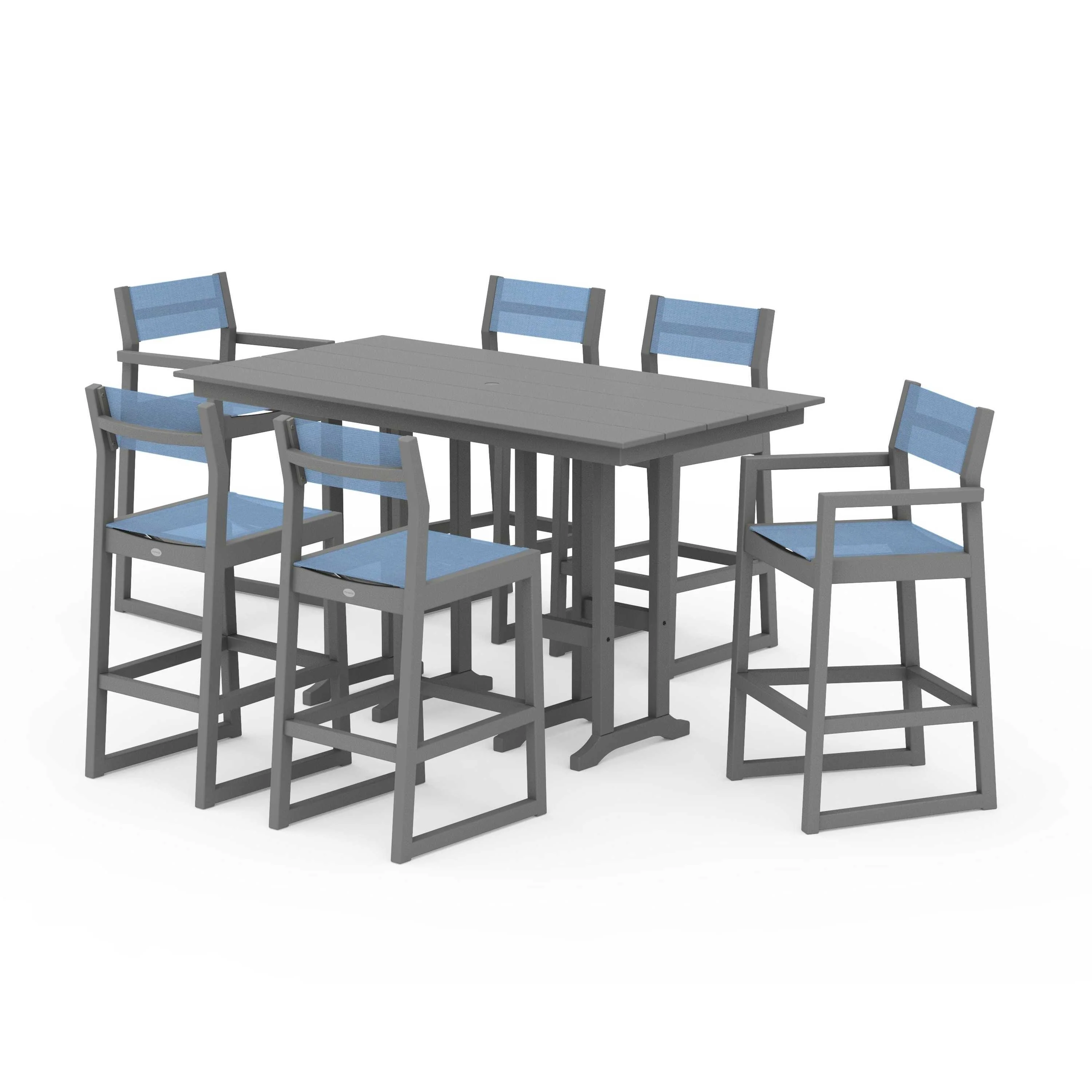 EDGE Sling 7-Piece Farmhouse Bar Set - Image 122