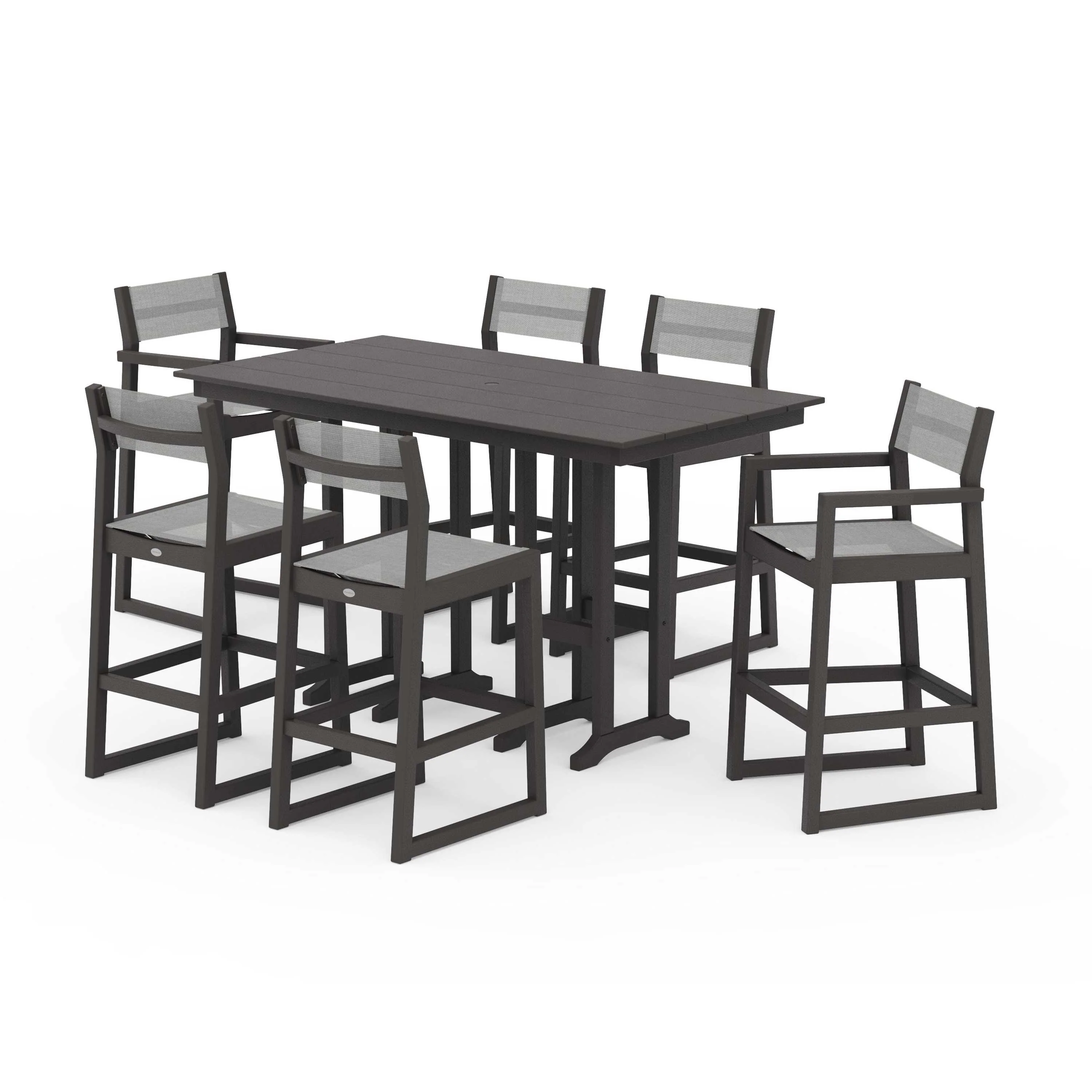 EDGE Sling 7-Piece Farmhouse Bar Set - Image 123