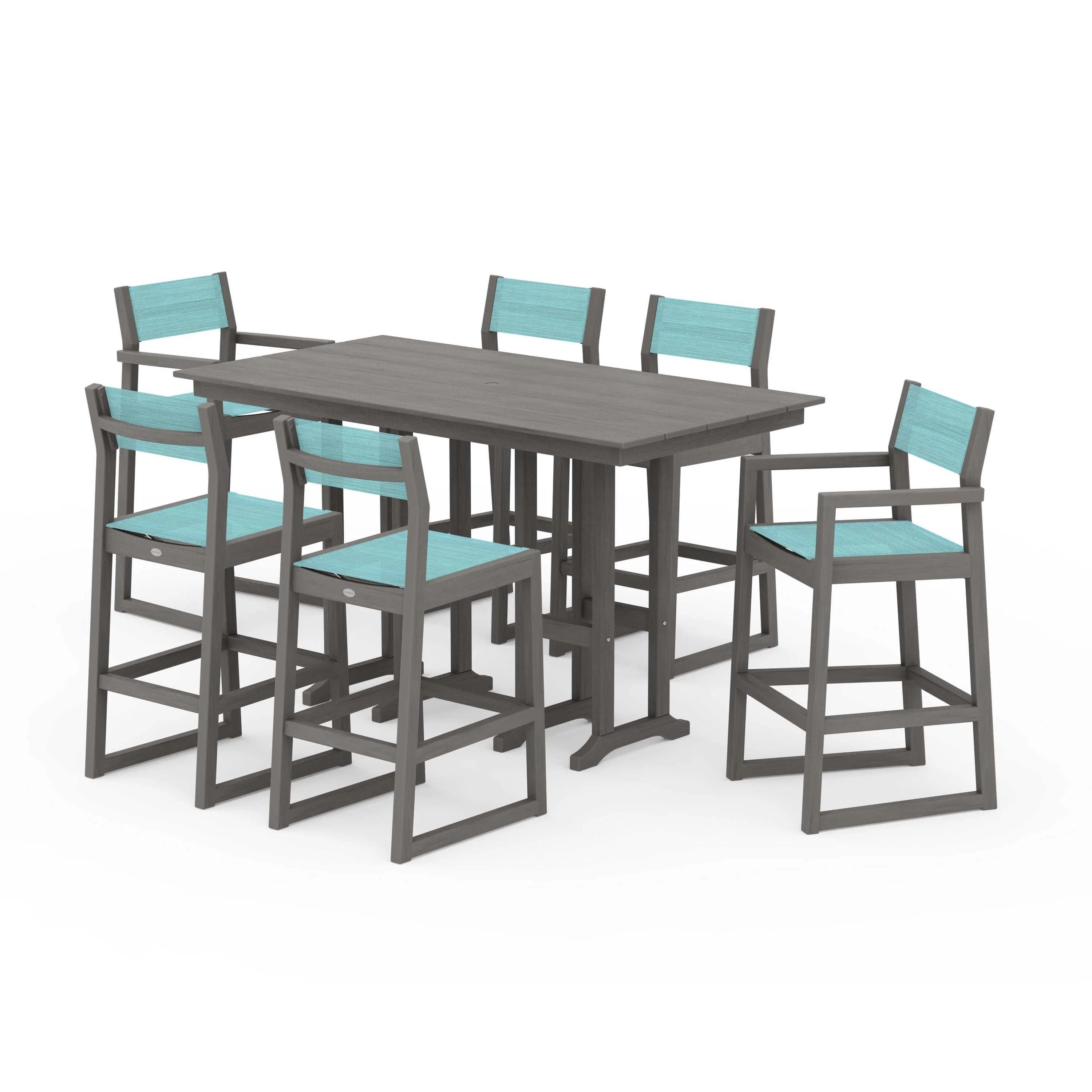 EDGE Sling 7-Piece Farmhouse Bar Set - Image 124
