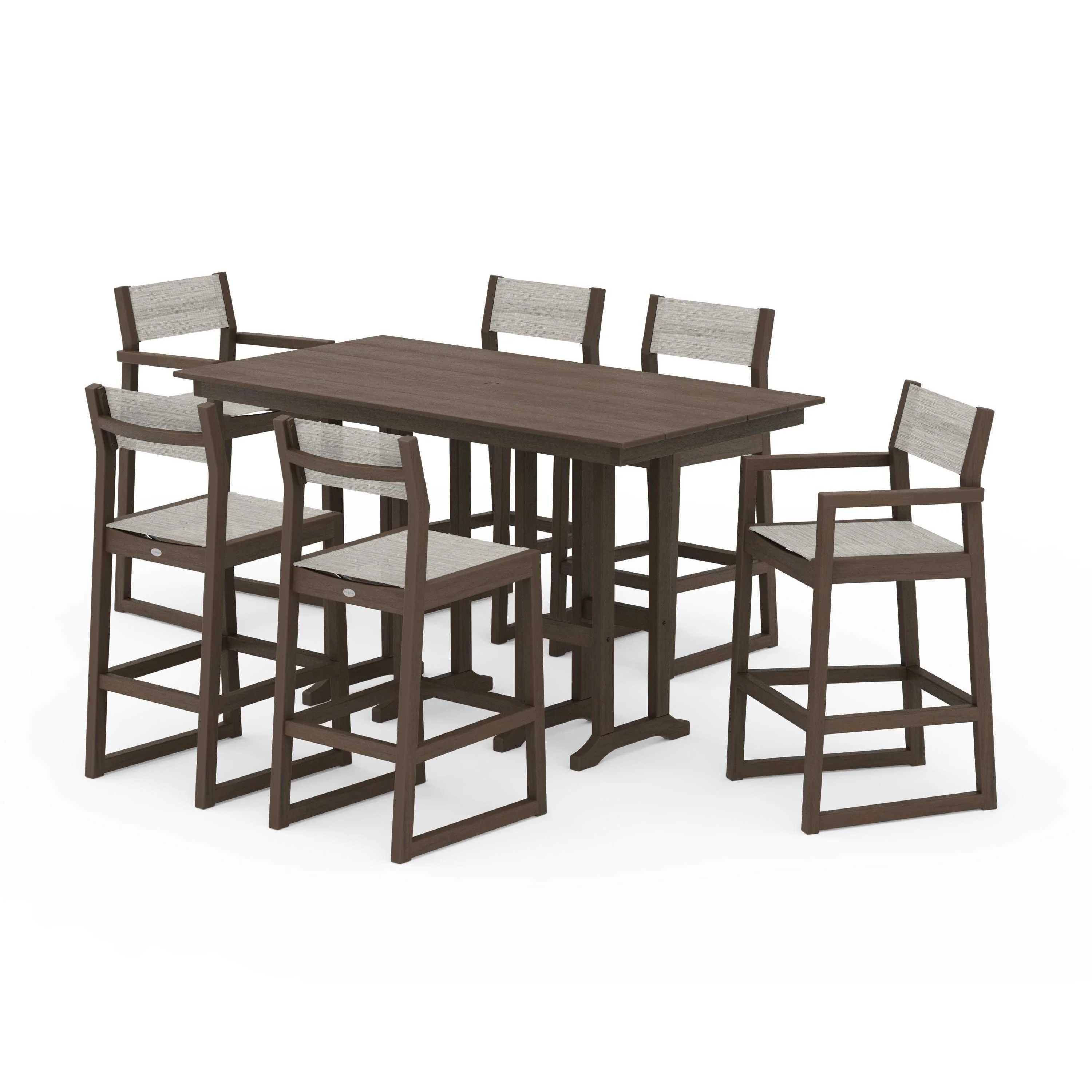 EDGE Sling 7-Piece Farmhouse Bar Set - Image 126