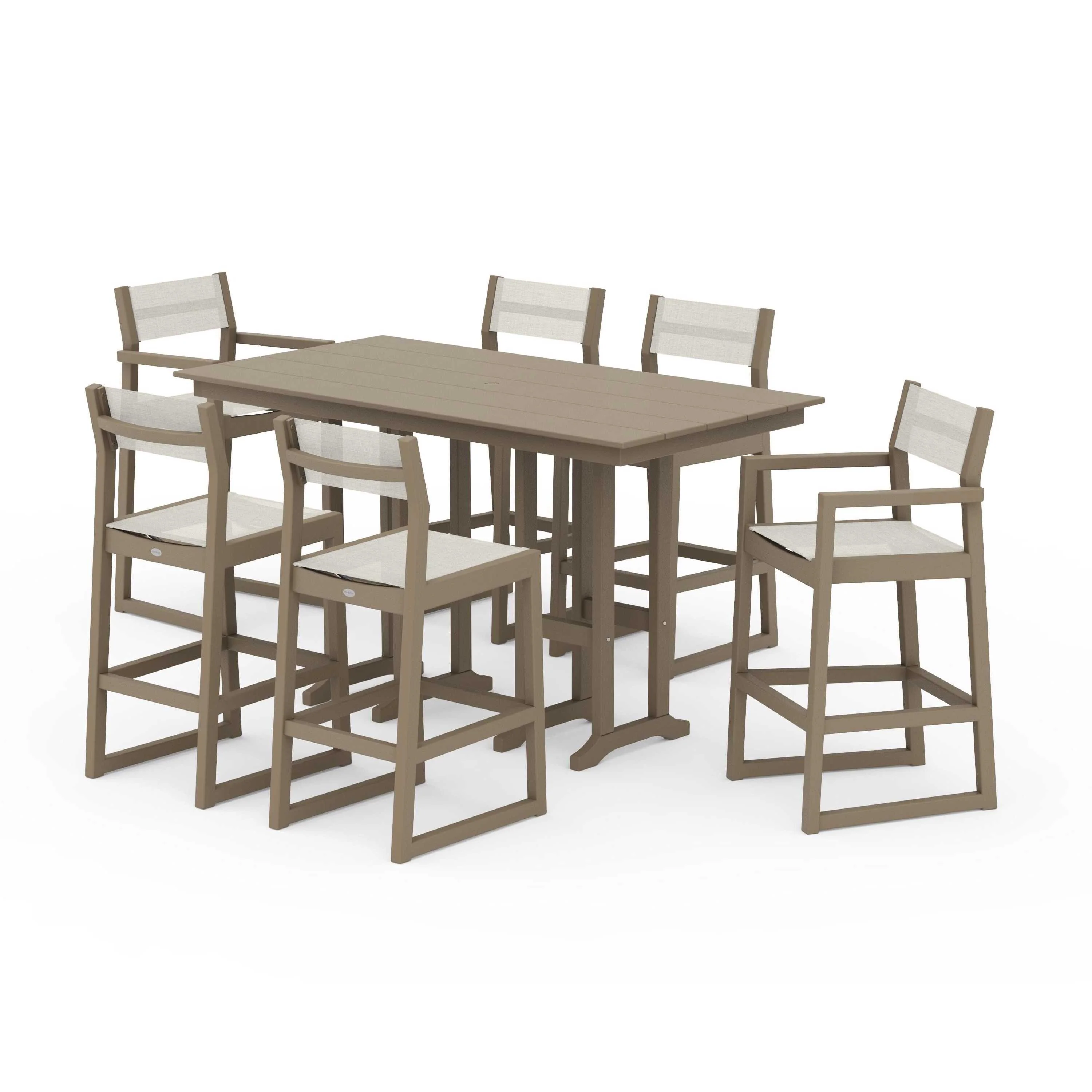 EDGE Sling 7-Piece Farmhouse Bar Set - Image 128