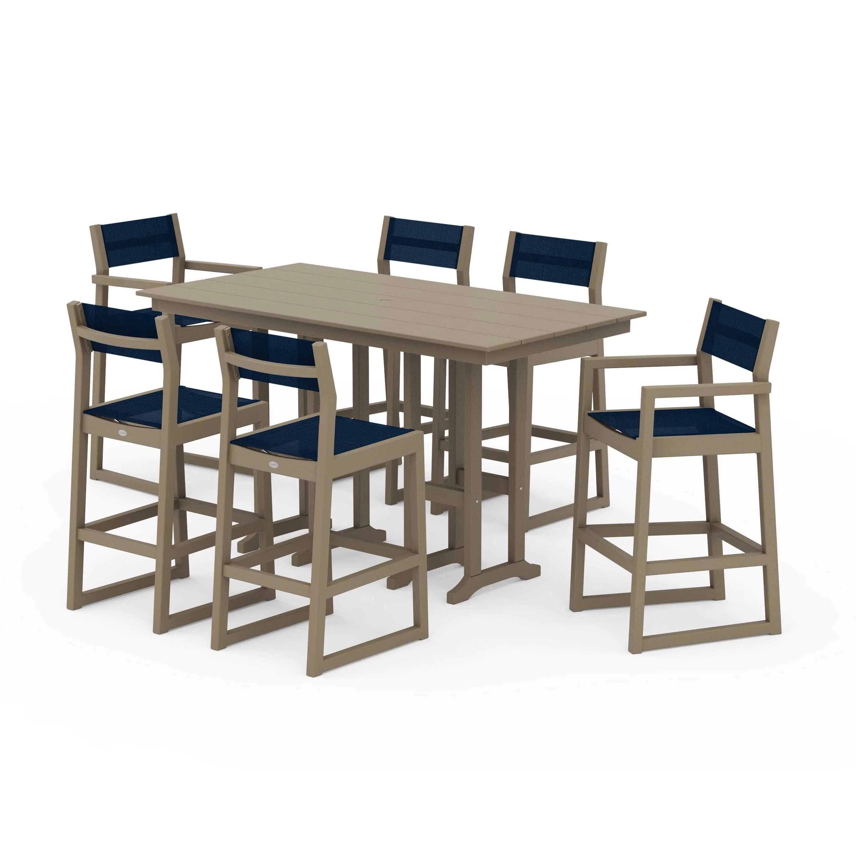 EDGE Sling 7-Piece Farmhouse Bar Set - Image 129