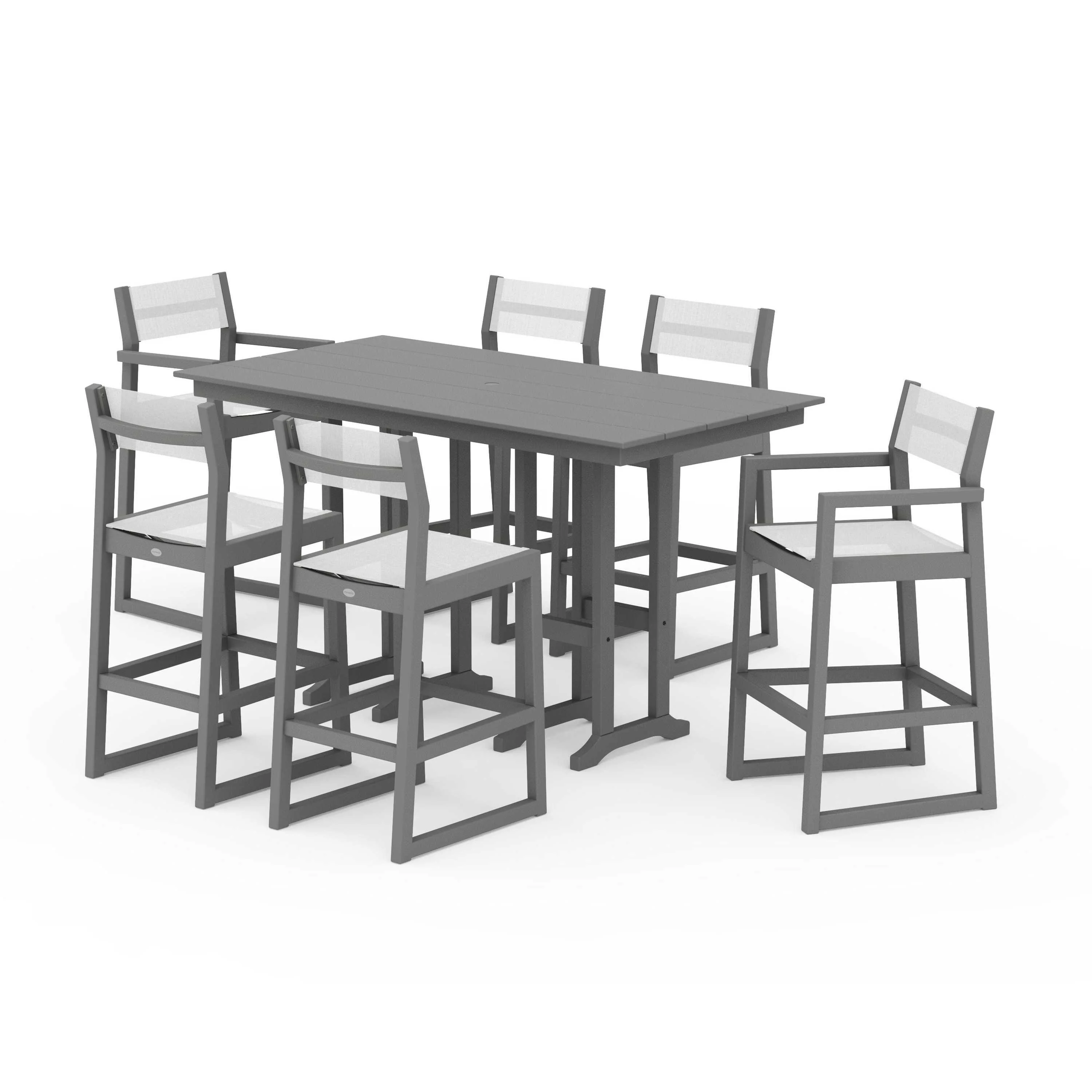 EDGE Sling 7-Piece Farmhouse Bar Set - Image 131