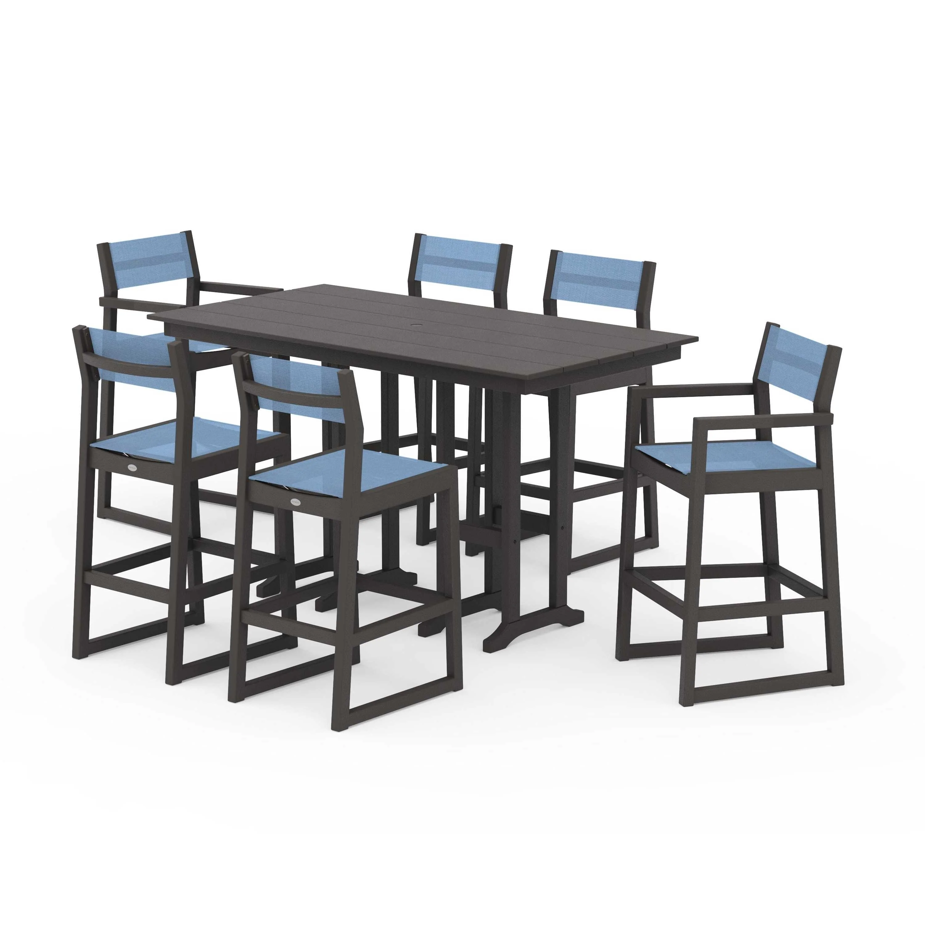 EDGE Sling 7-Piece Farmhouse Bar Set - Image 132