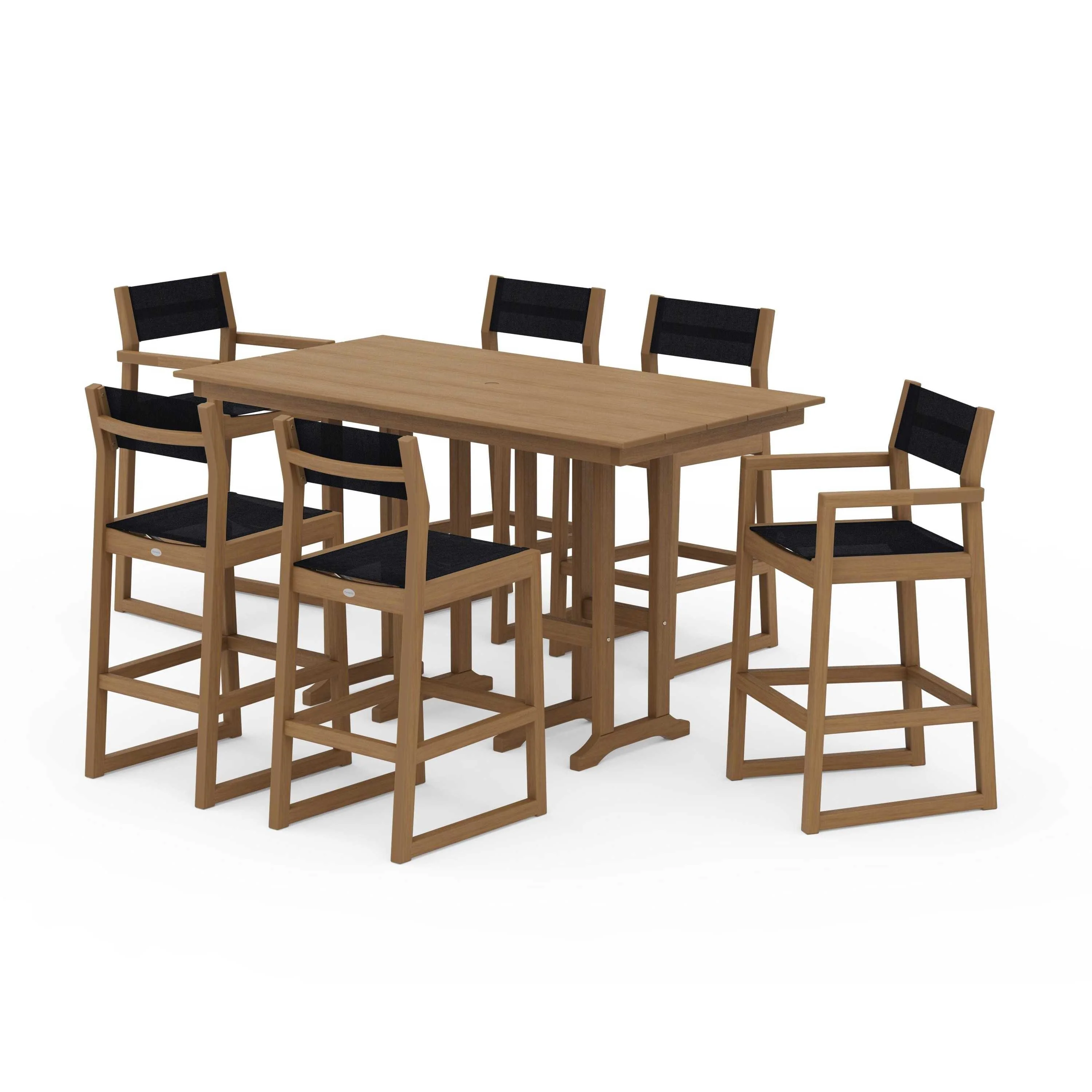 EDGE Sling 7-Piece Farmhouse Bar Set - Image 133