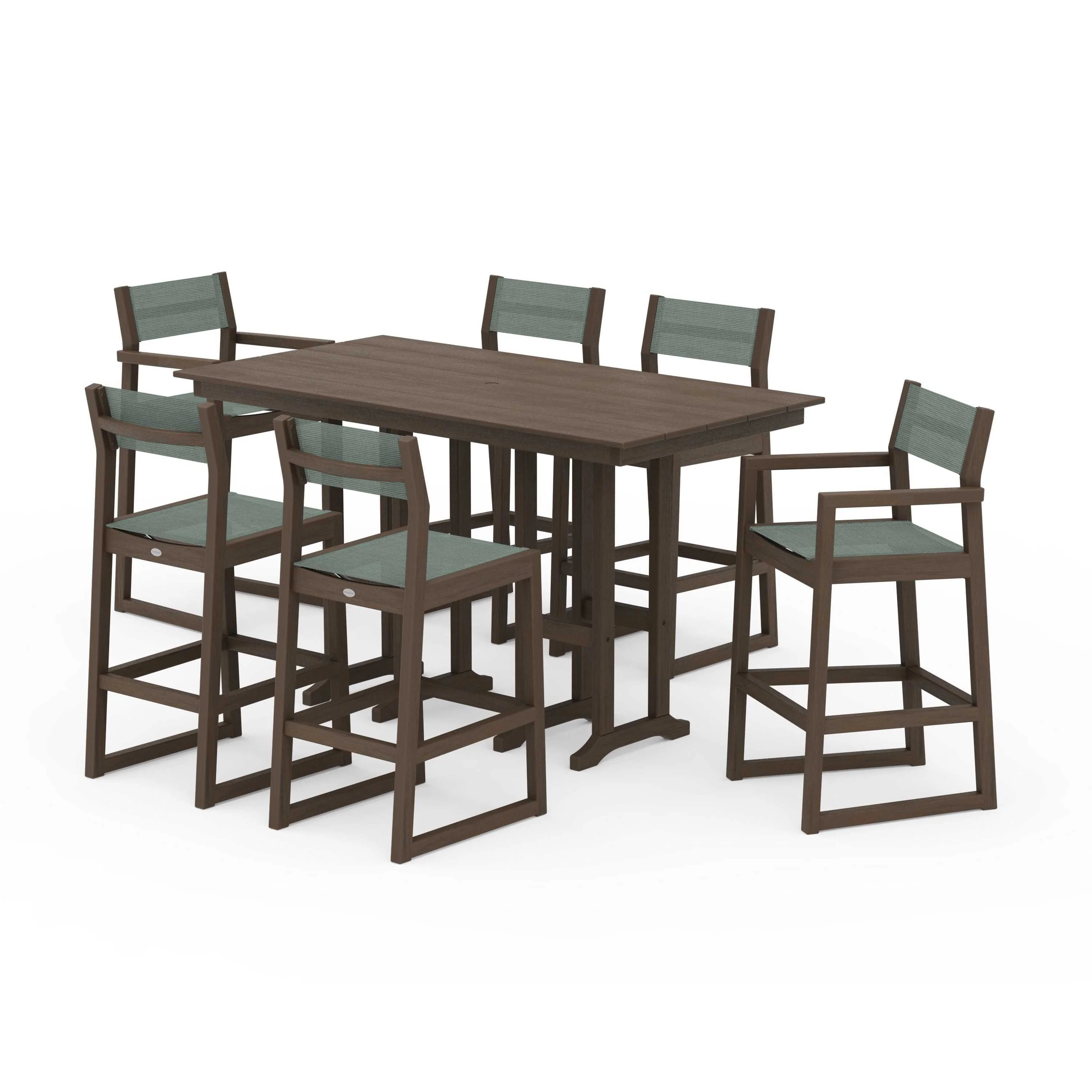 EDGE Sling 7-Piece Farmhouse Bar Set - Image 135
