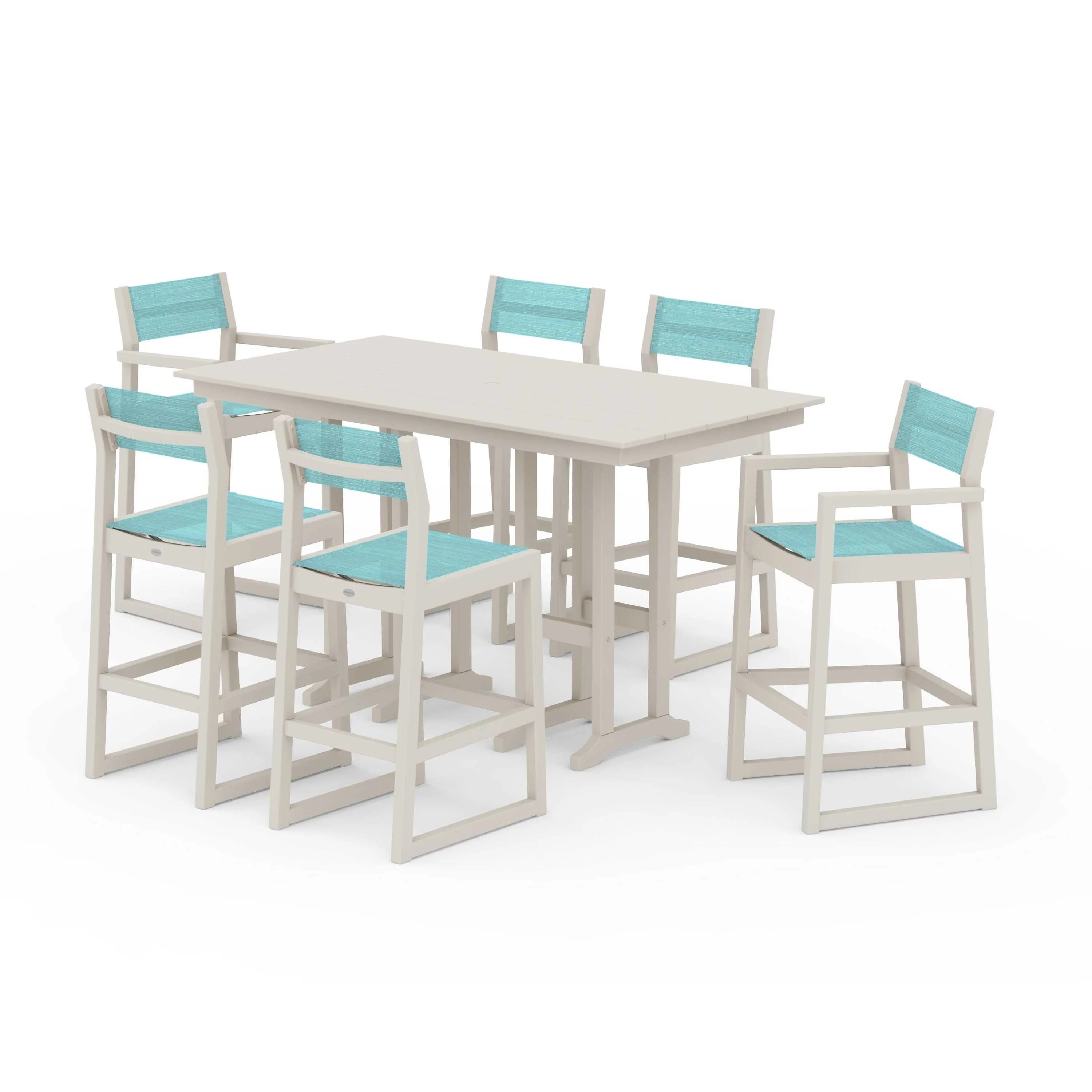 EDGE Sling 7-Piece Farmhouse Bar Set - Image 142
