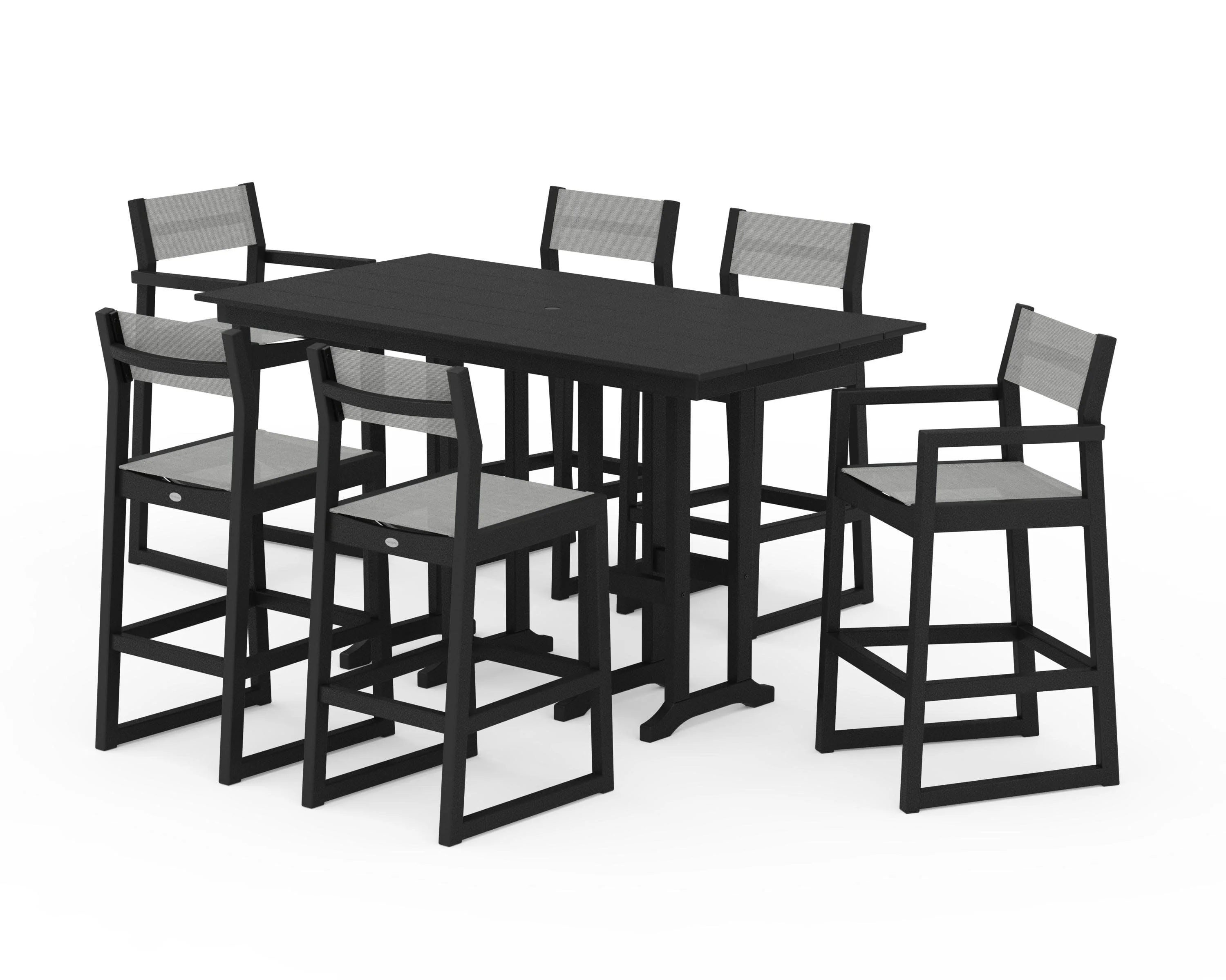 EDGE Sling 7-Piece Farmhouse Bar Set - Image 4