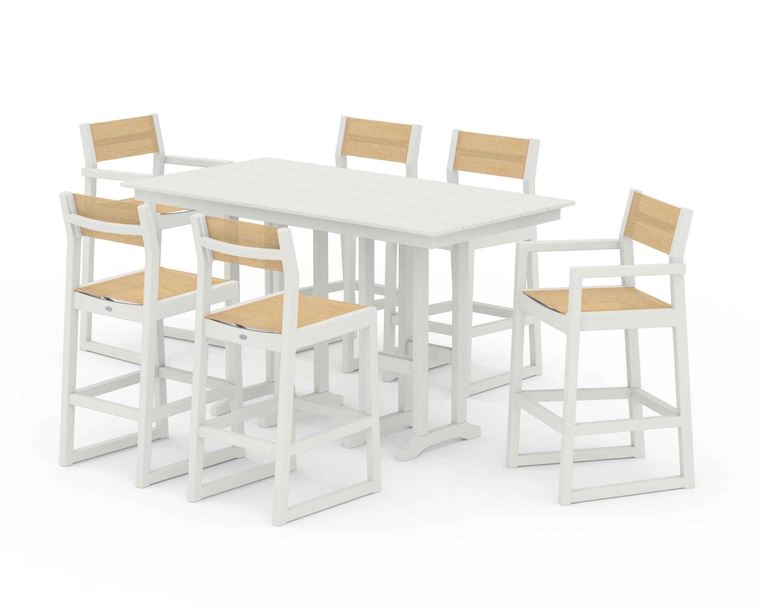 EDGE Sling 7-Piece Farmhouse Bar Set - Image 43