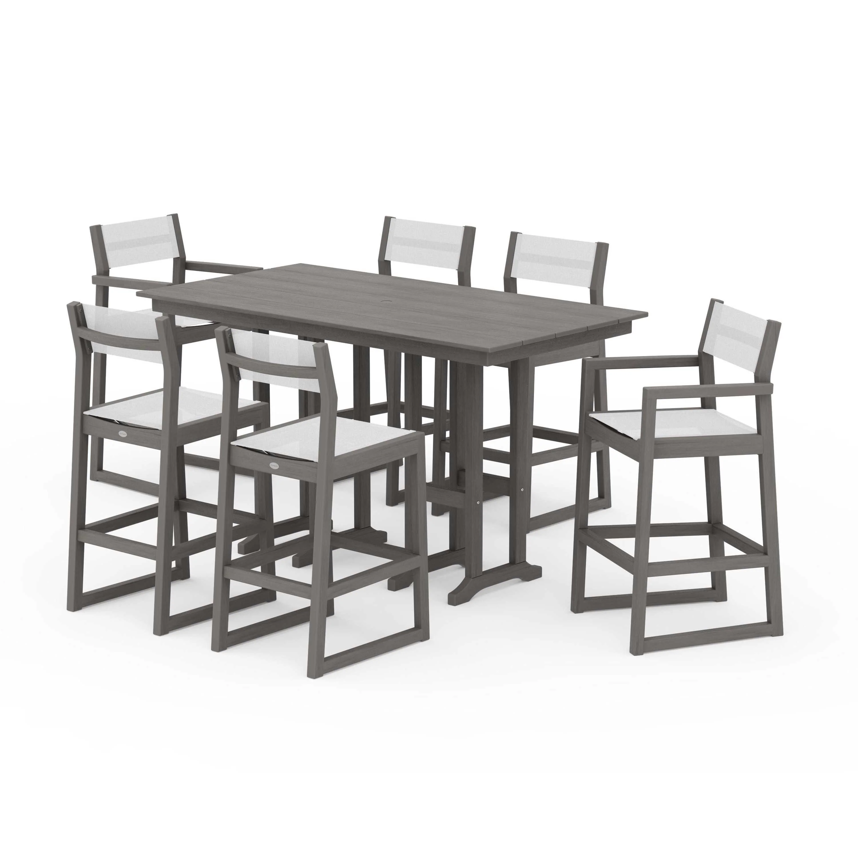EDGE Sling 7-Piece Farmhouse Bar Set - Image 46