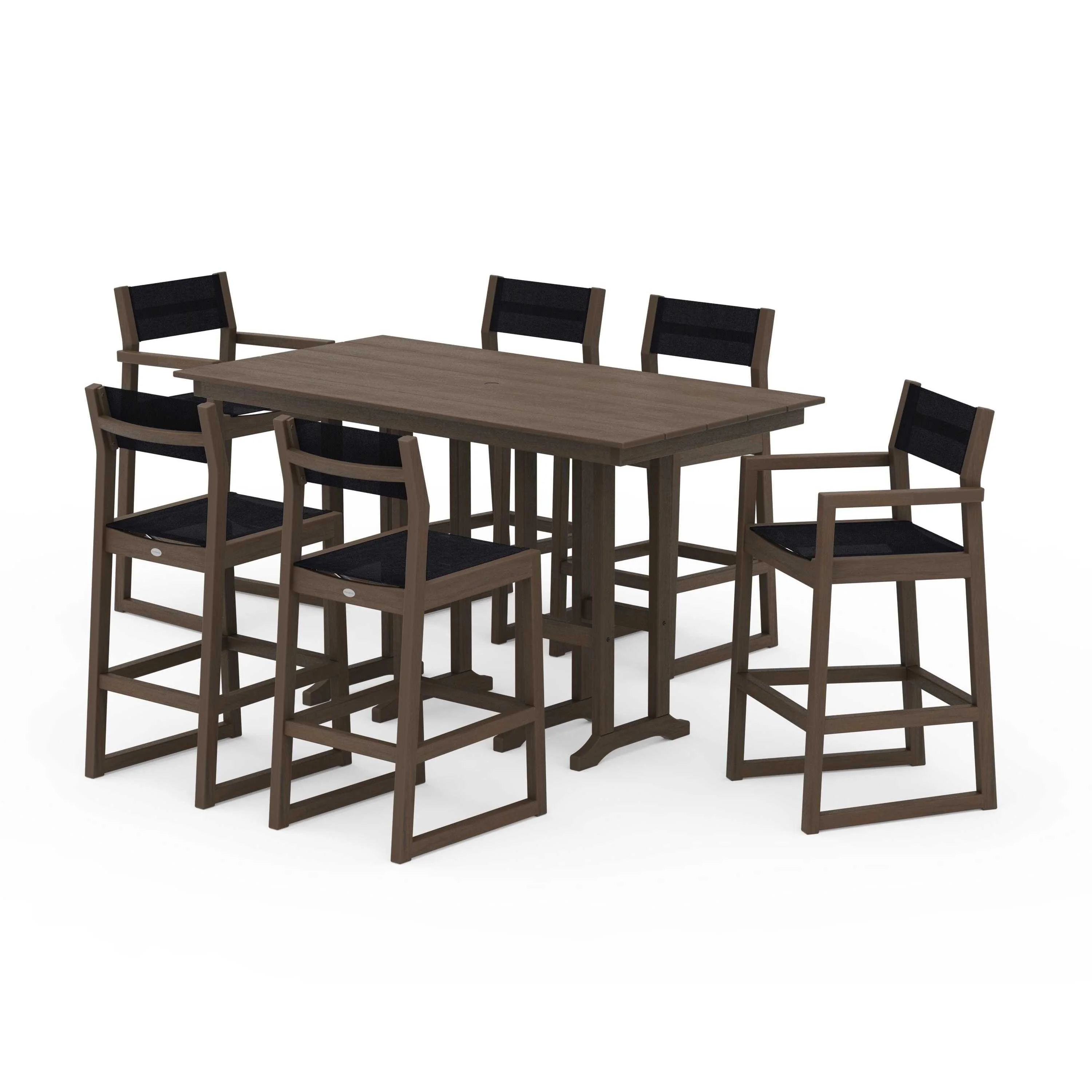 EDGE Sling 7-Piece Farmhouse Bar Set - Image 49
