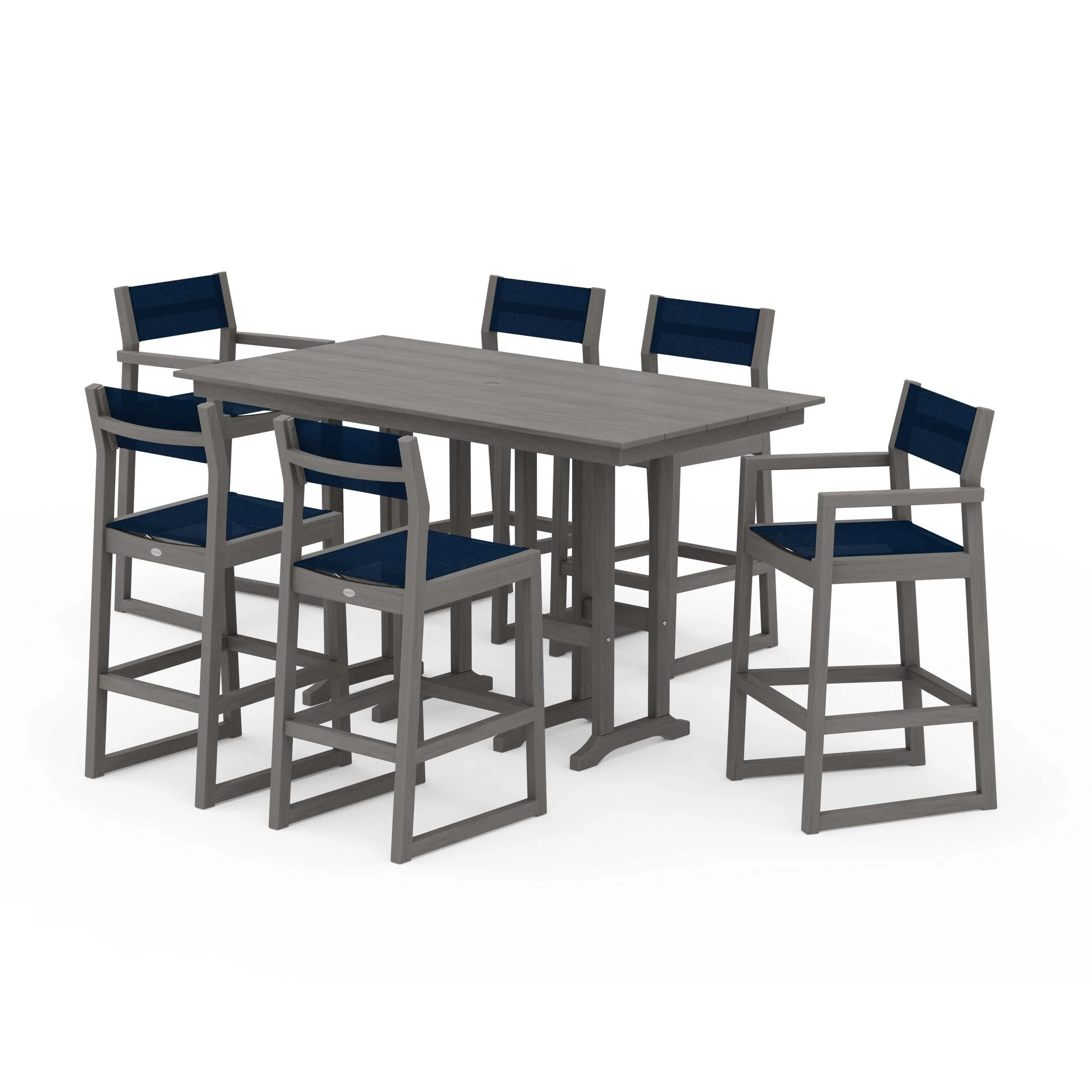 EDGE Sling 7-Piece Farmhouse Bar Set - Image 50